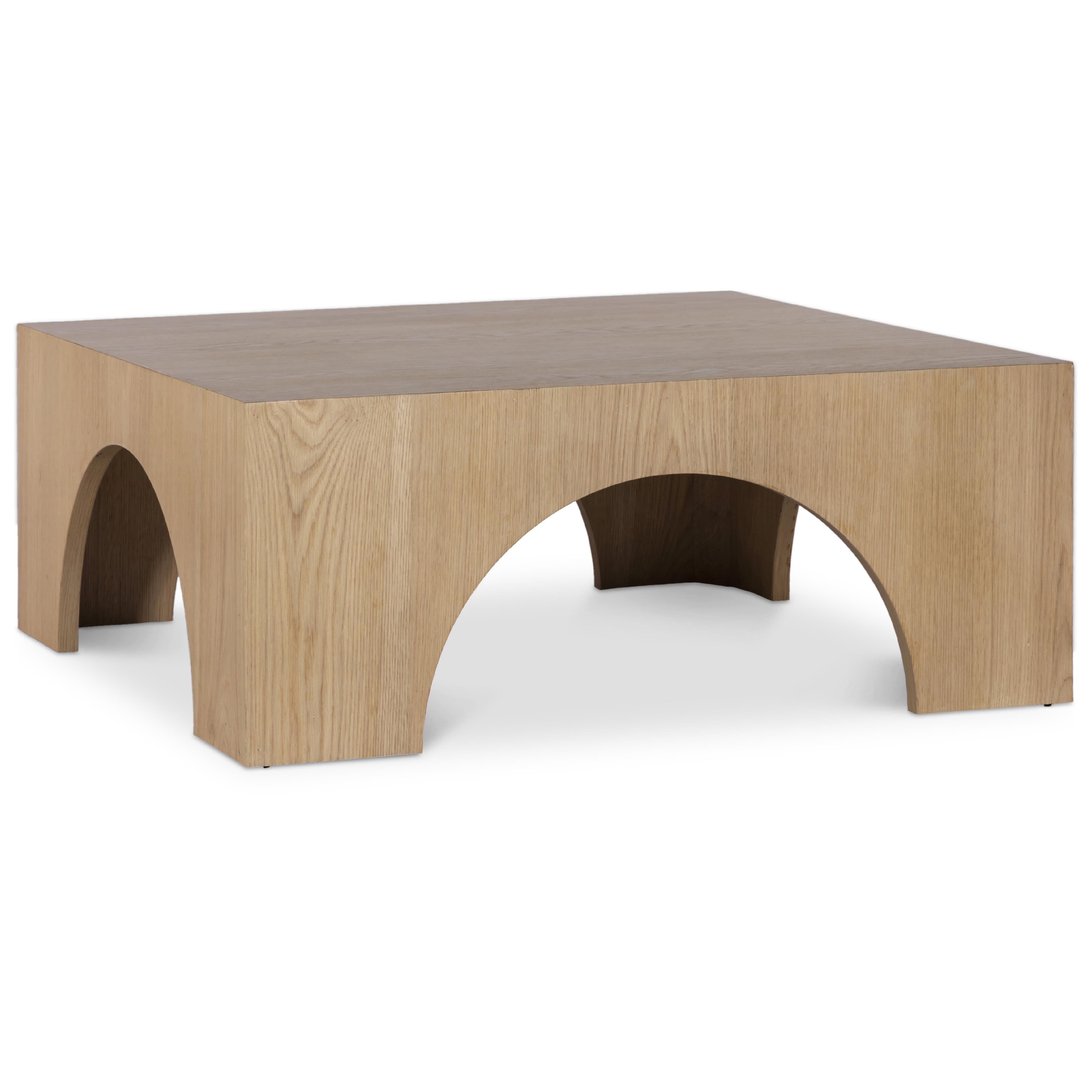 Meridian Arch Oak Coffee Table