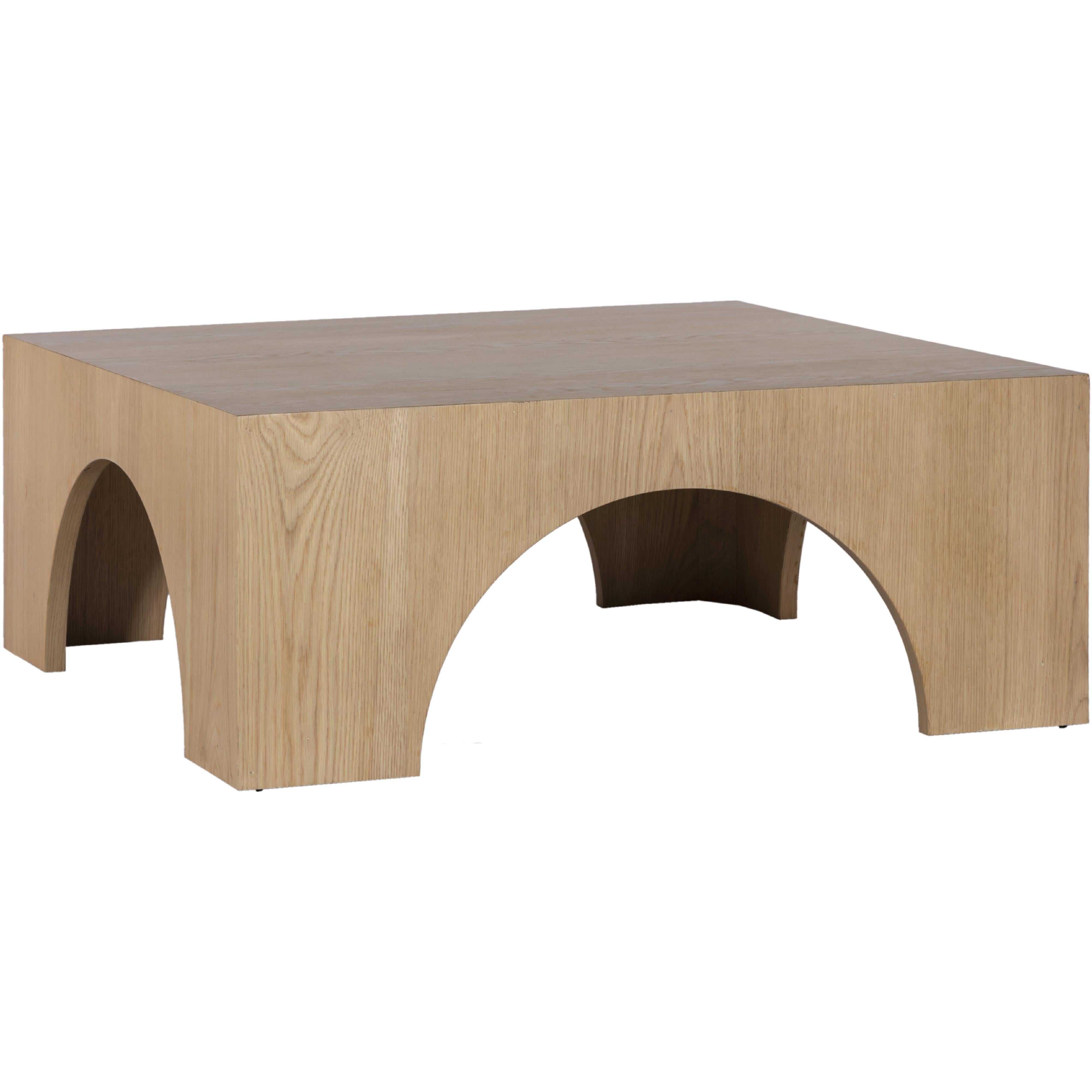 Meridian Arch Oak Coffee Table