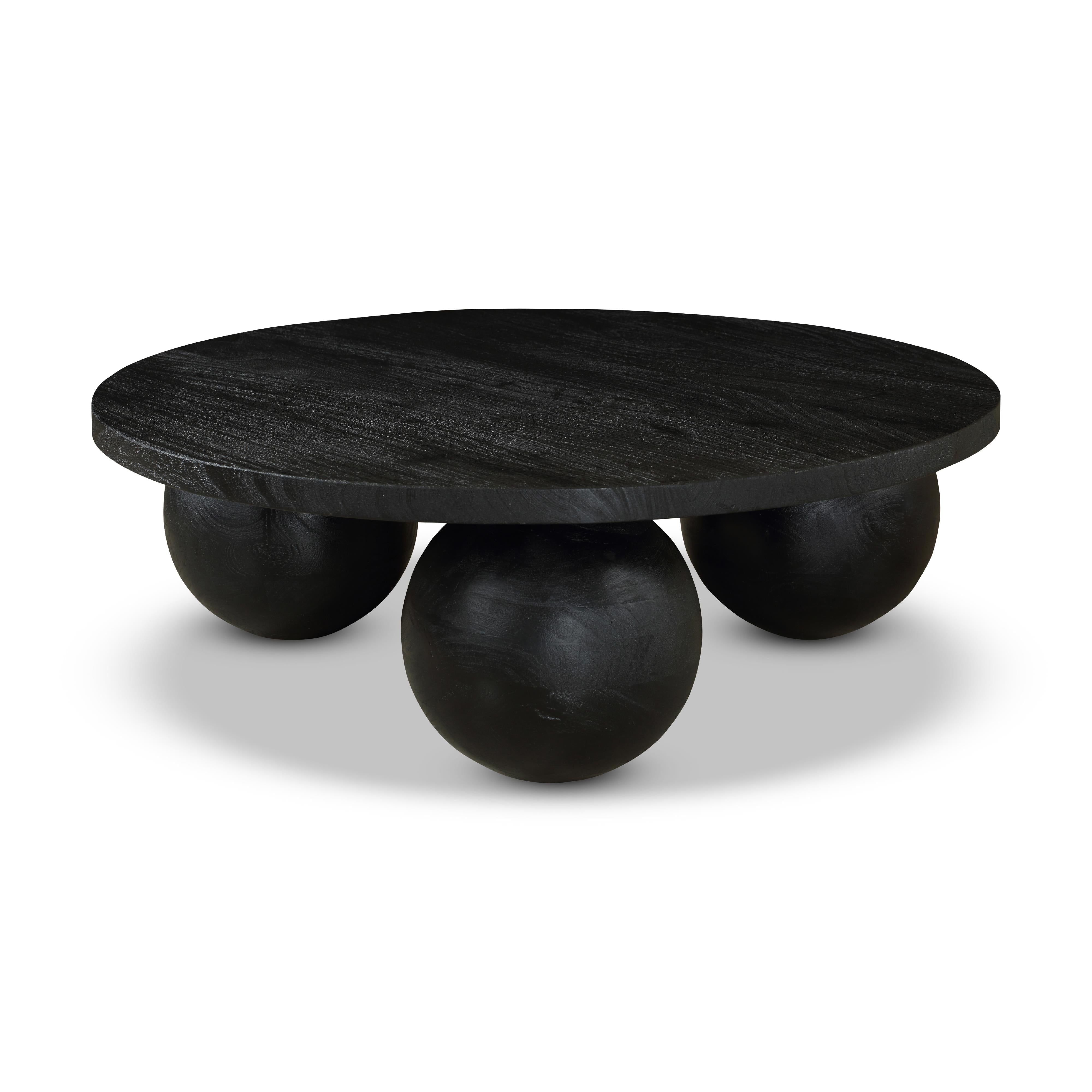 Meridian Spherical Black Coffee Table