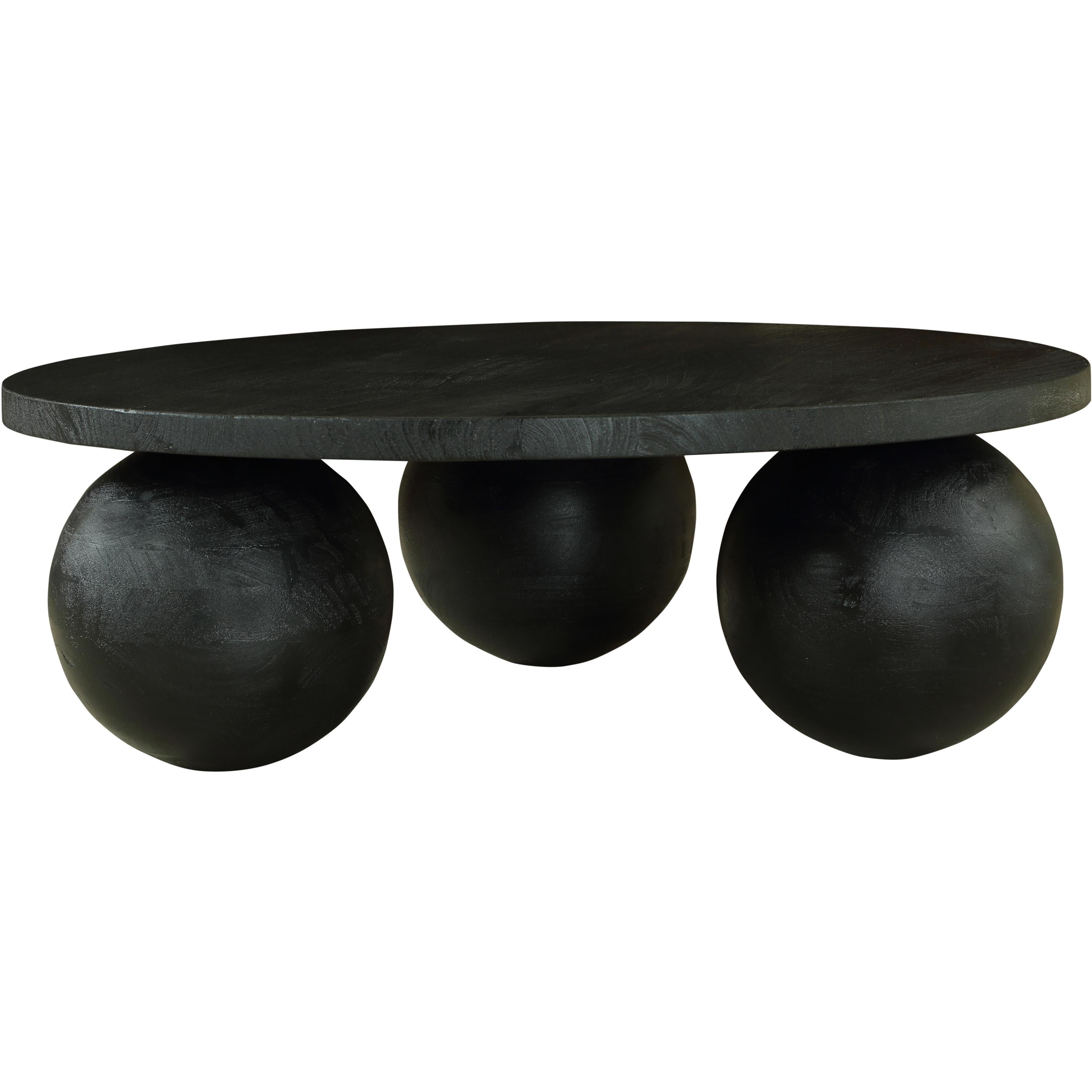 Meridian Spherical Black Coffee Table