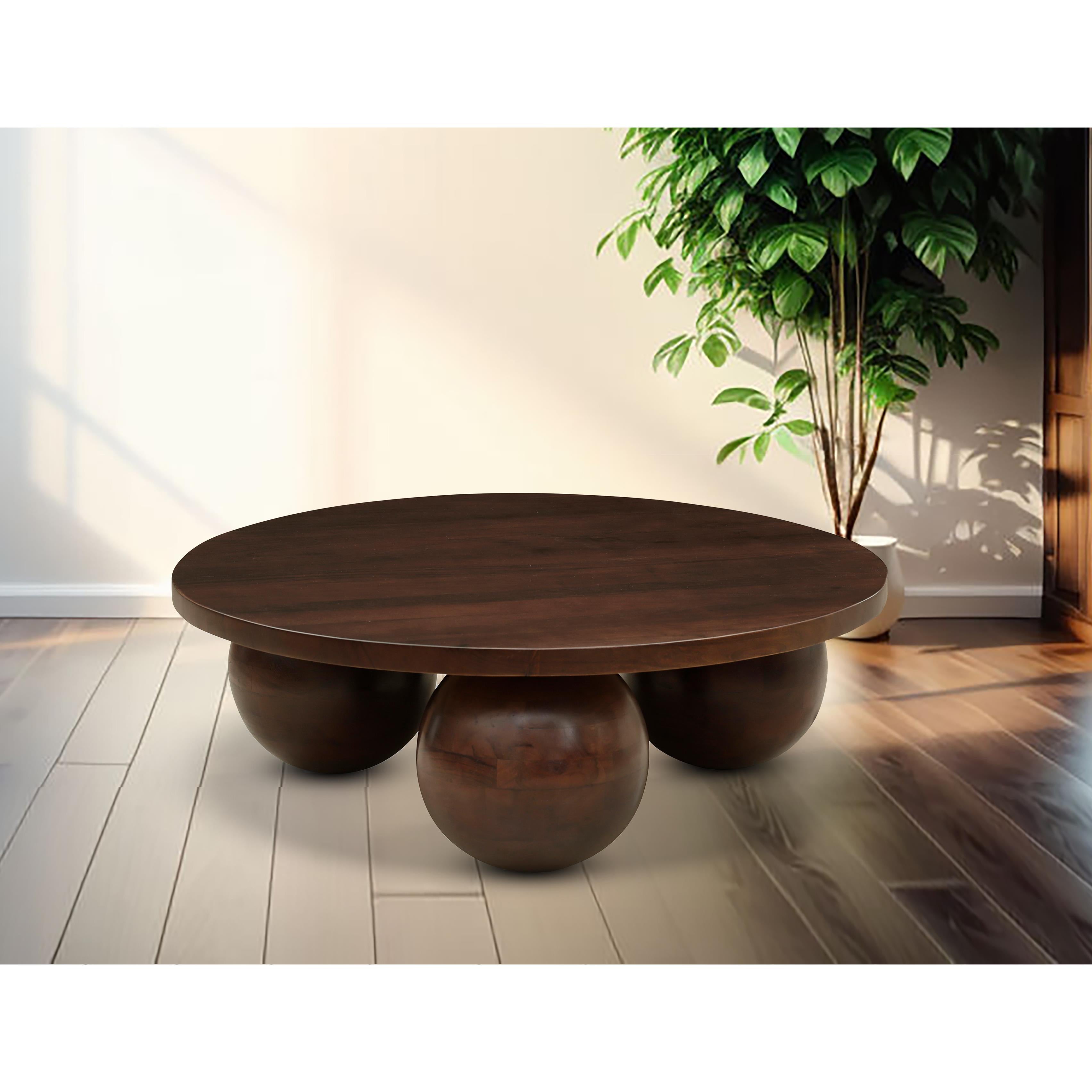 Meridian Spherical Brown Coffee Table