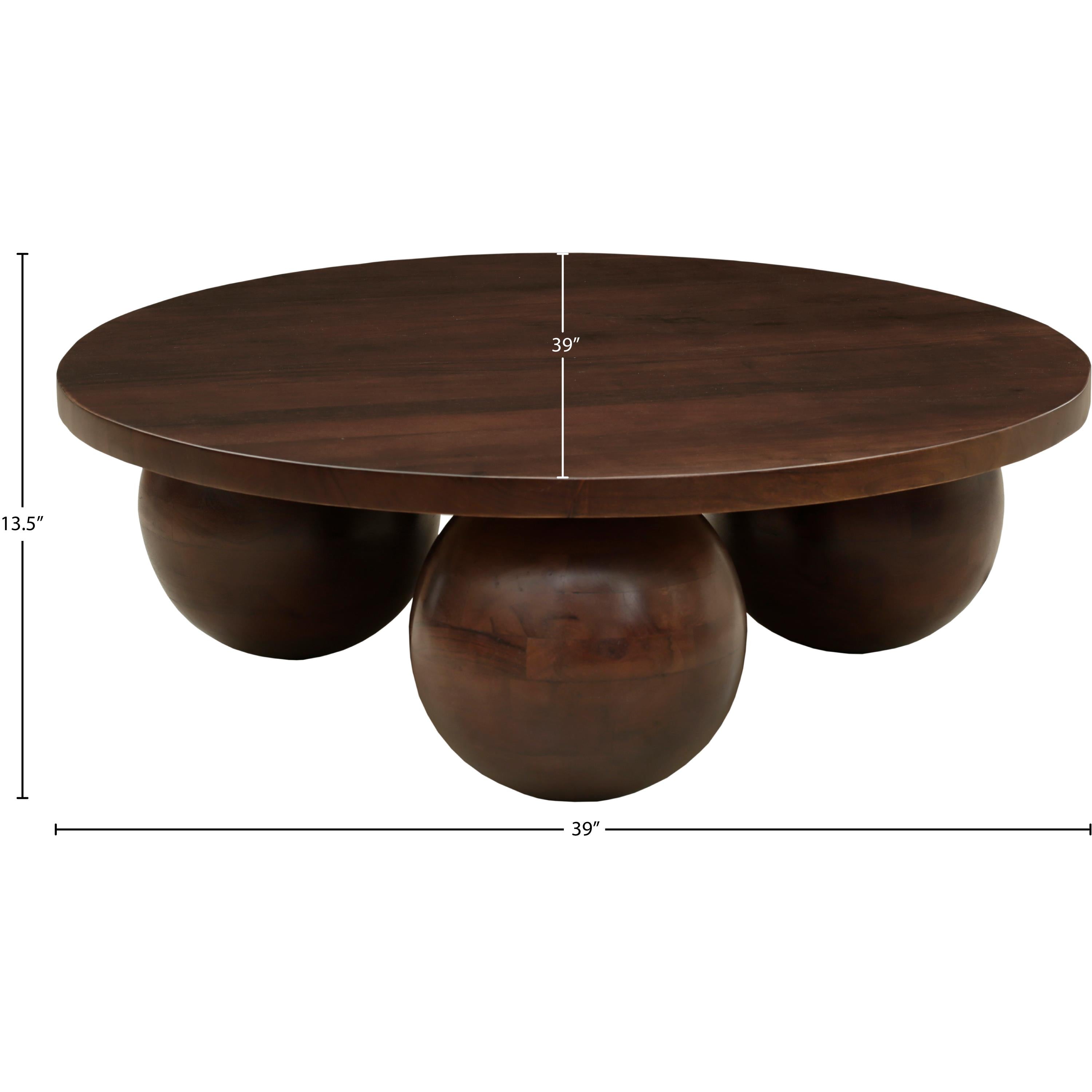 Meridian Spherical Brown Coffee Table