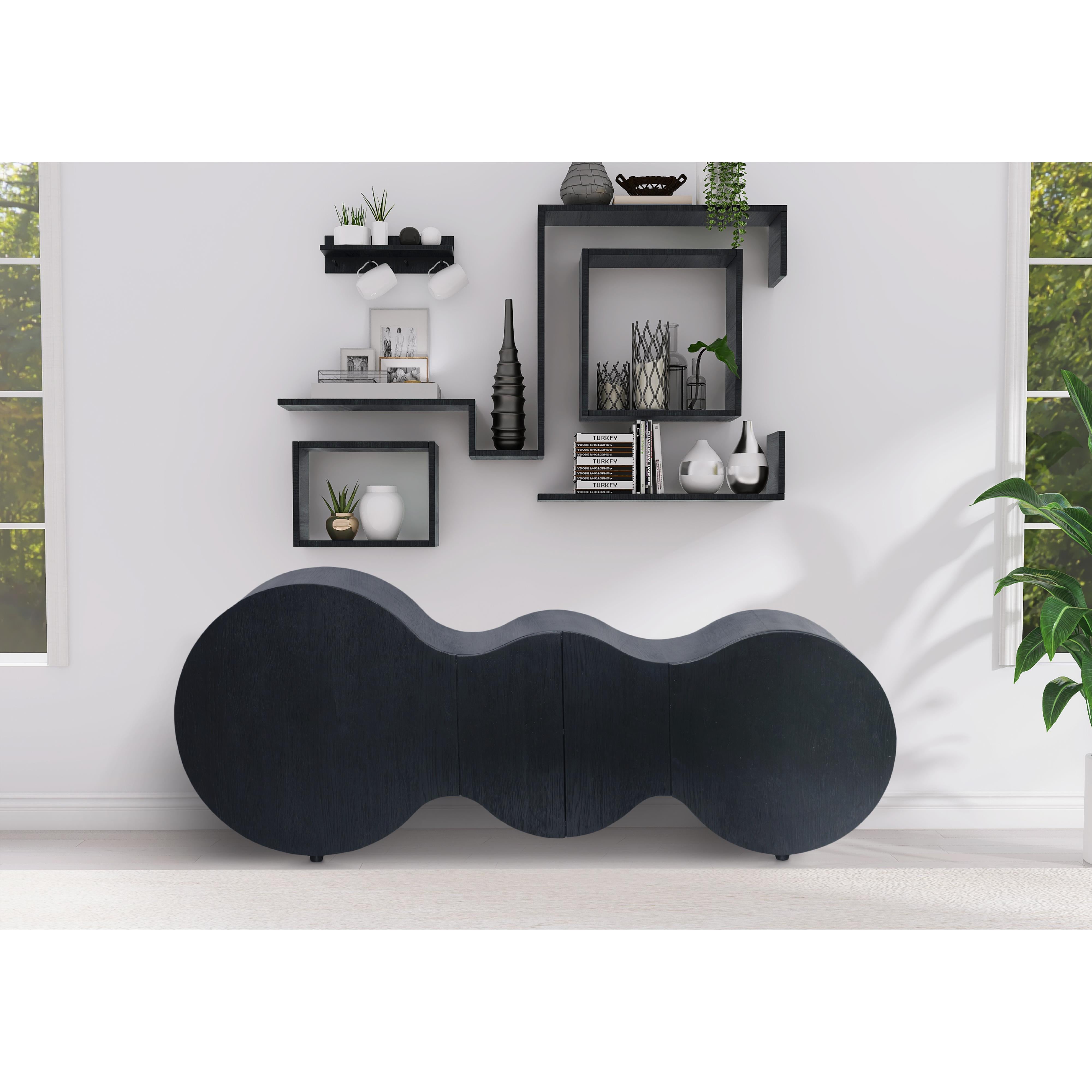 Meridian Sono Black Sideboard/Buffet