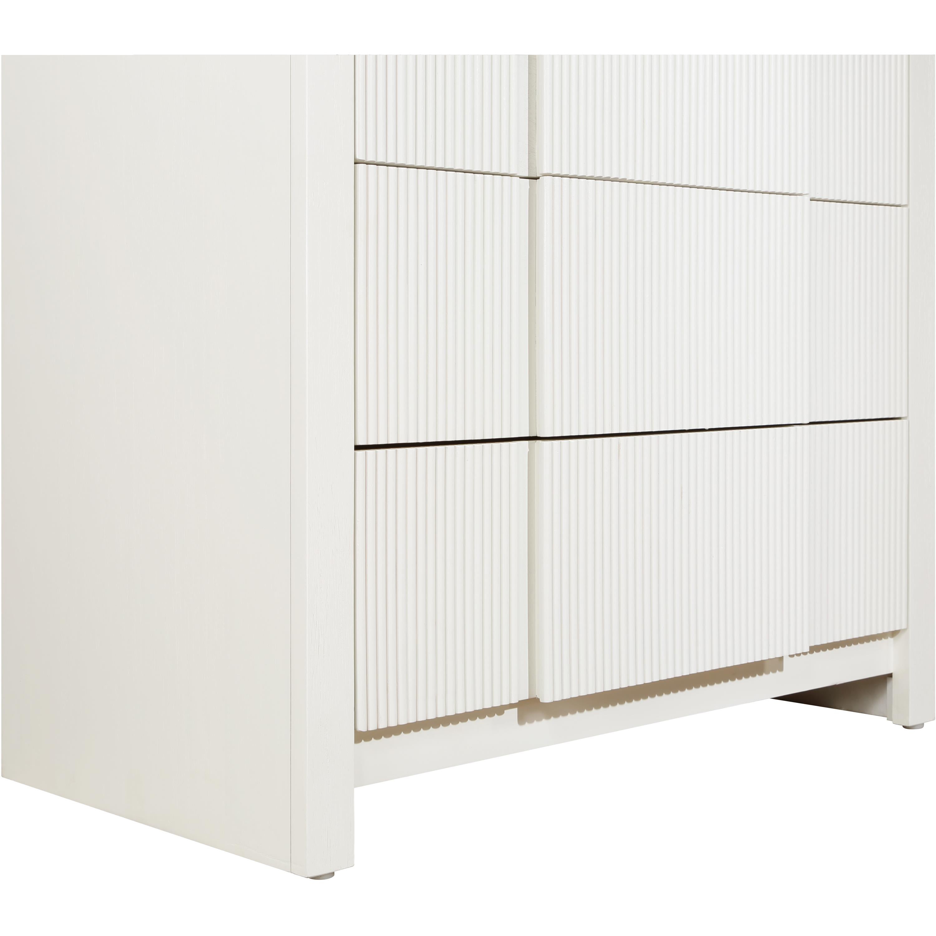 Meridian Fluted Cream Chest