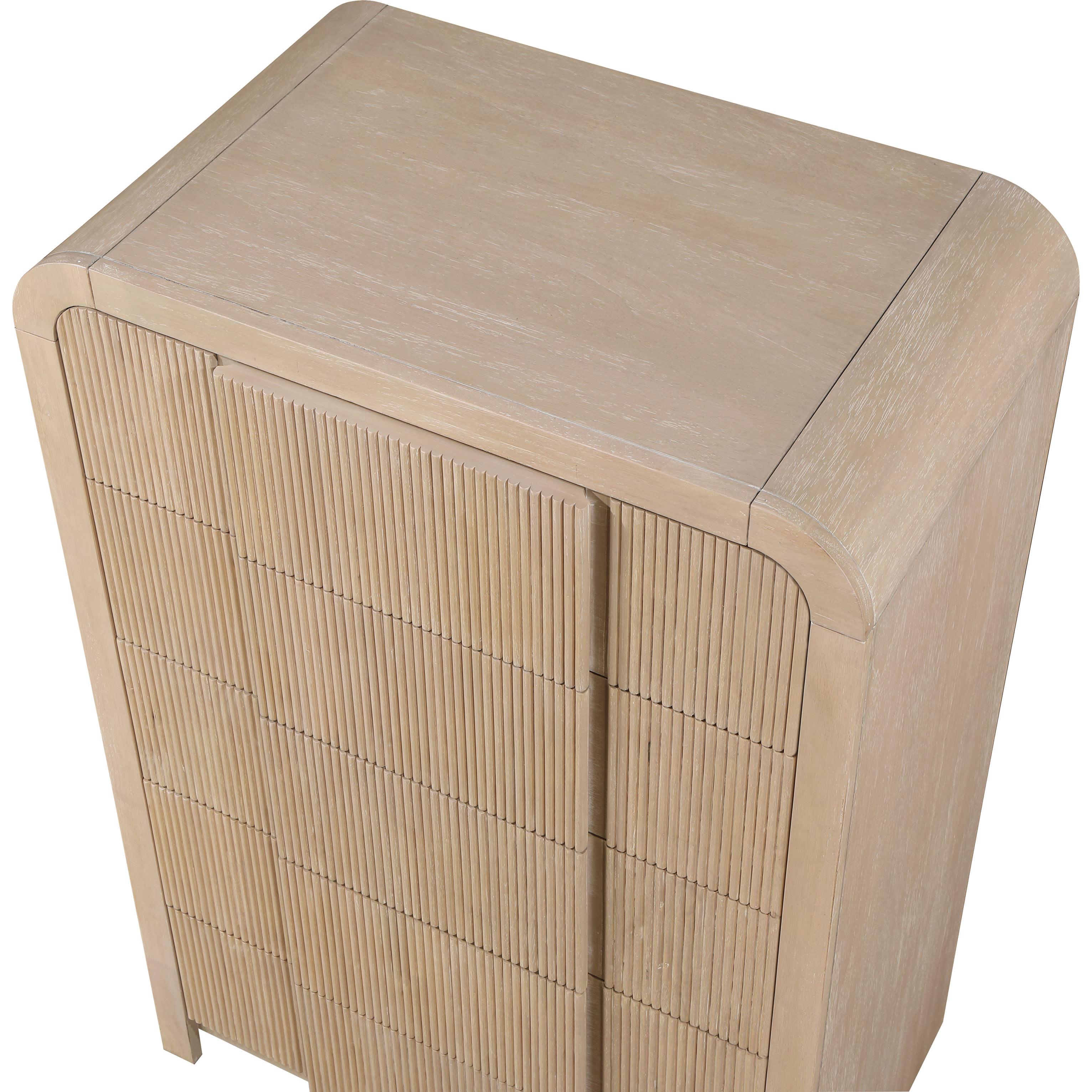 Meridian Fluted Natural Chest