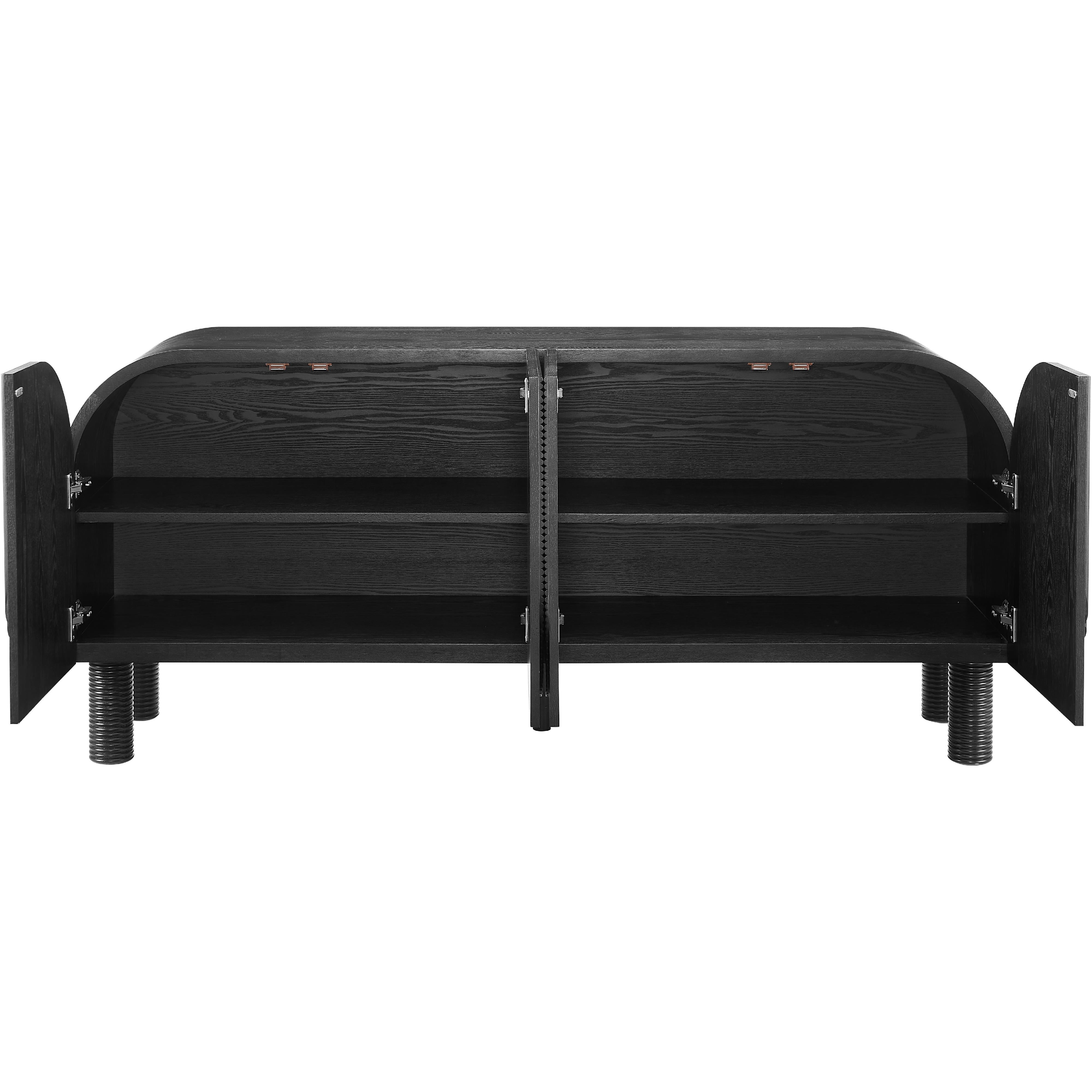 Meridian Casablanca Black Sideboard/Buffet