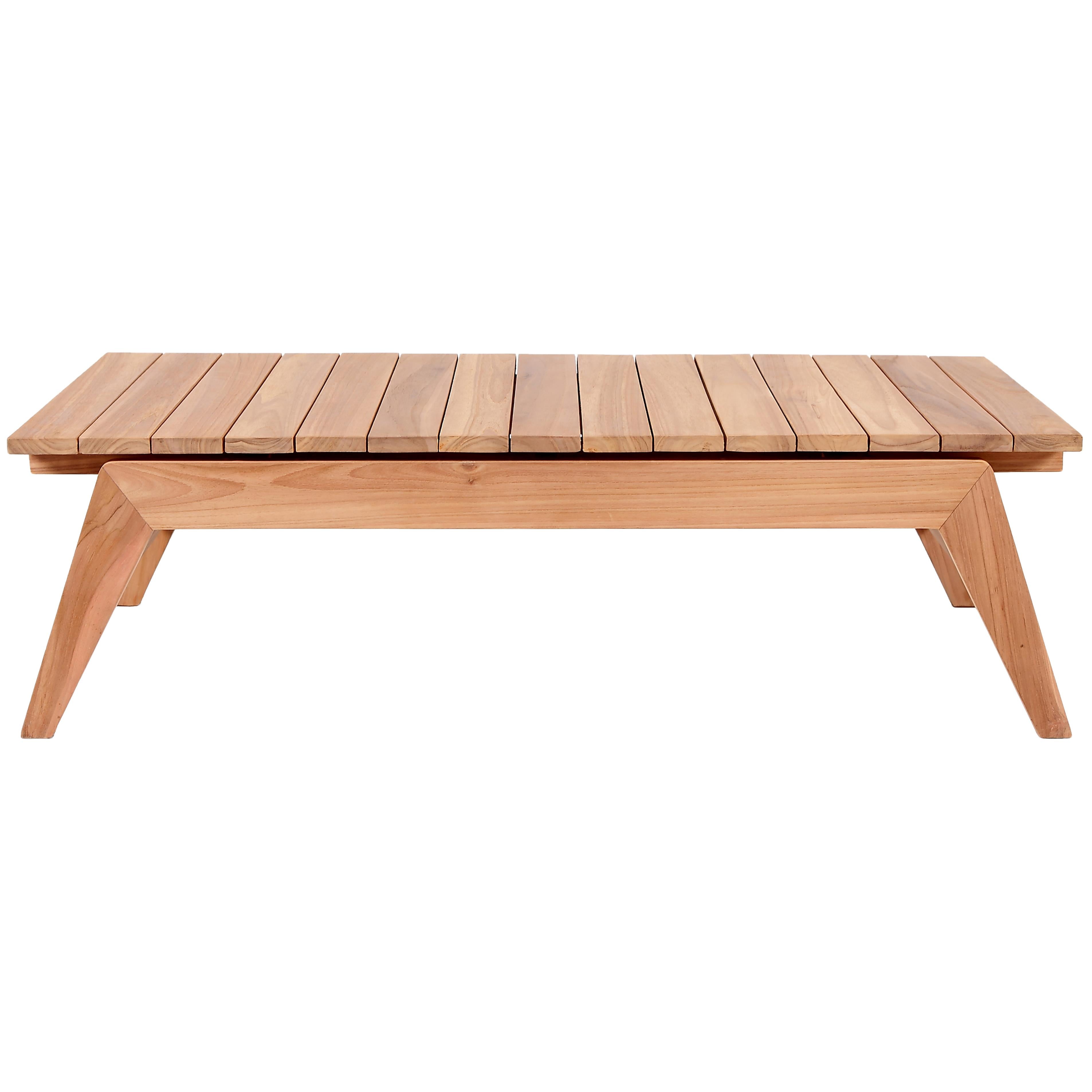 Meridian Tahiti Natural Teak Outdoor Coffee Table