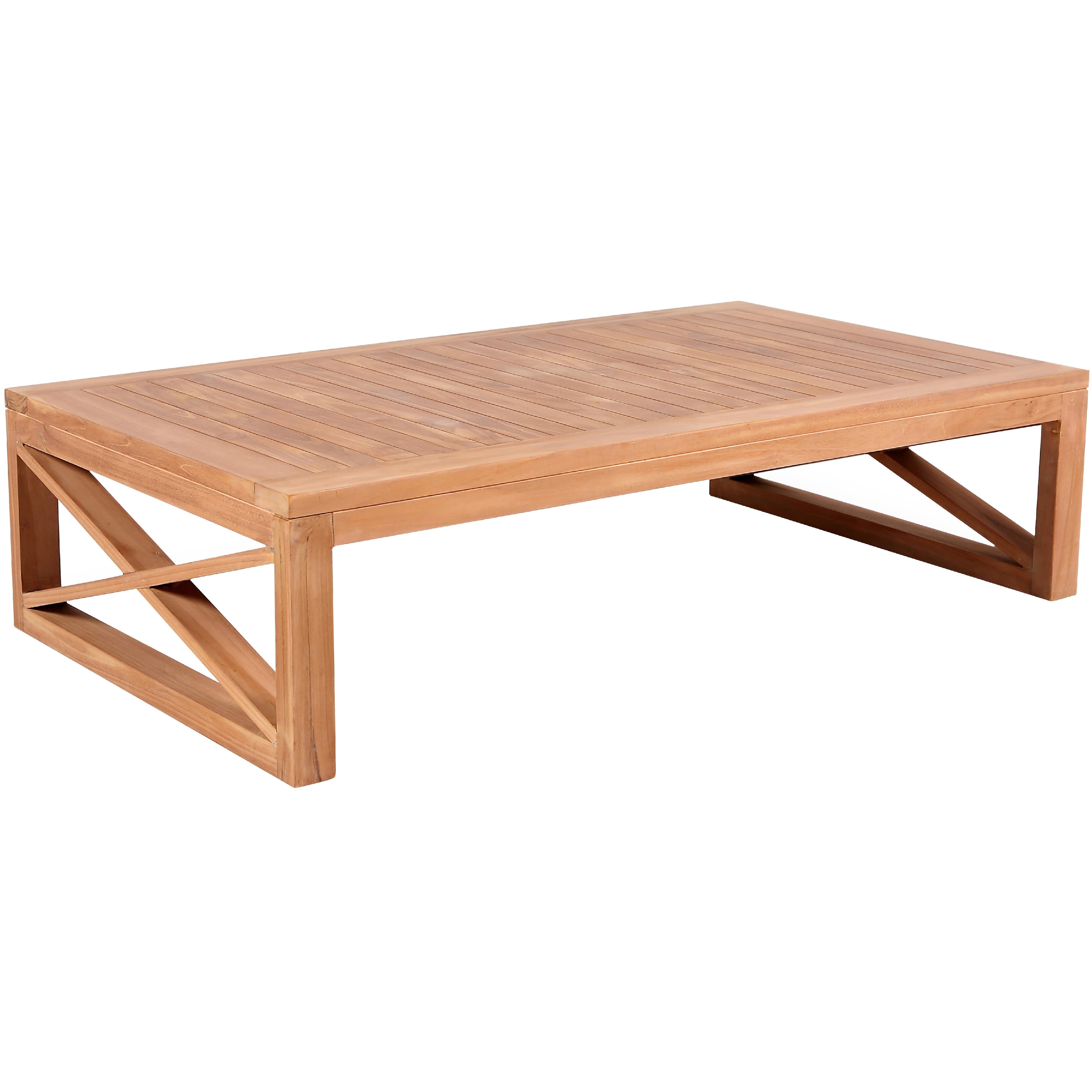 Meridian Anguilla Natural Teak Outdoor Coffee Table