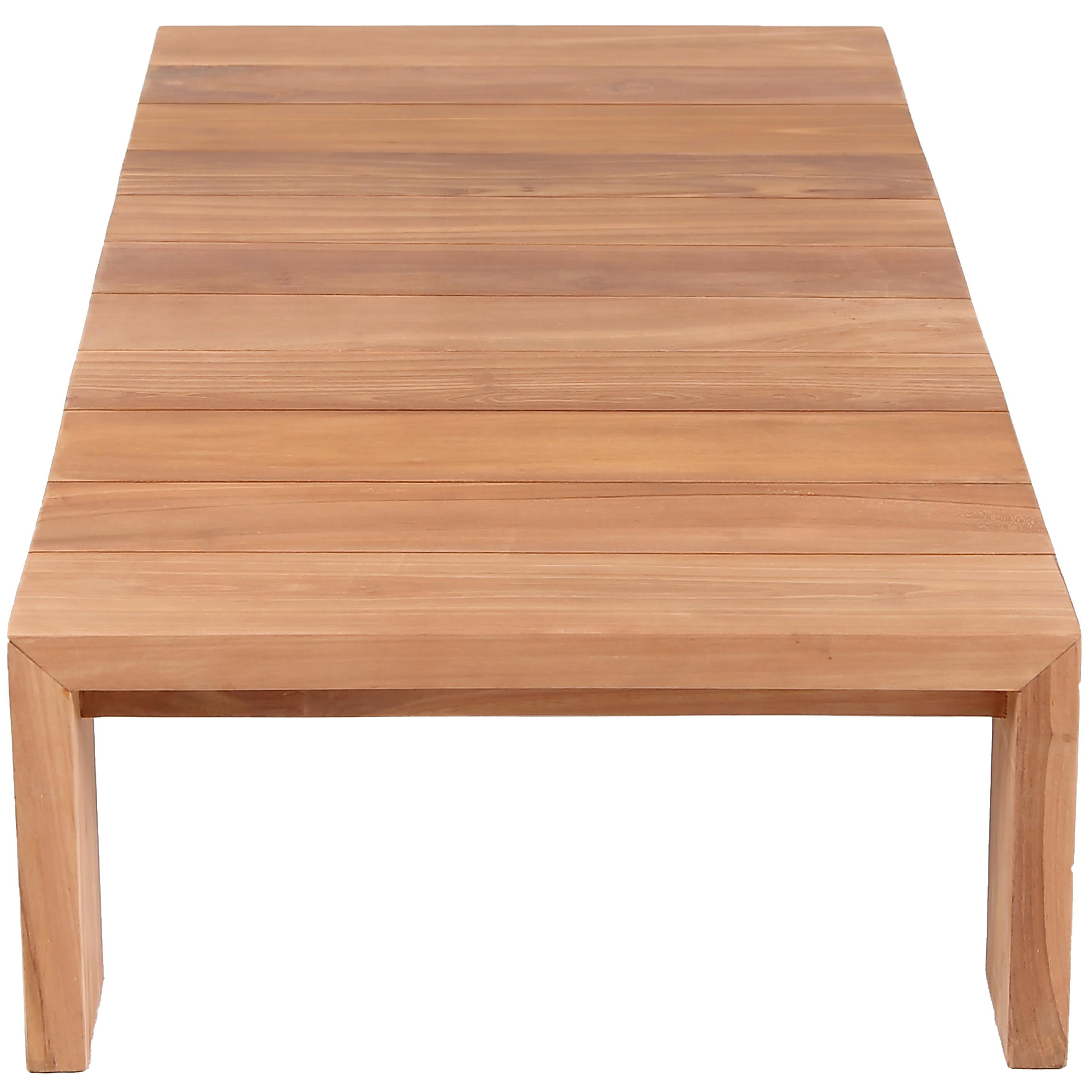 Meridian Tulum Natural Teak Outdoor Coffee Table