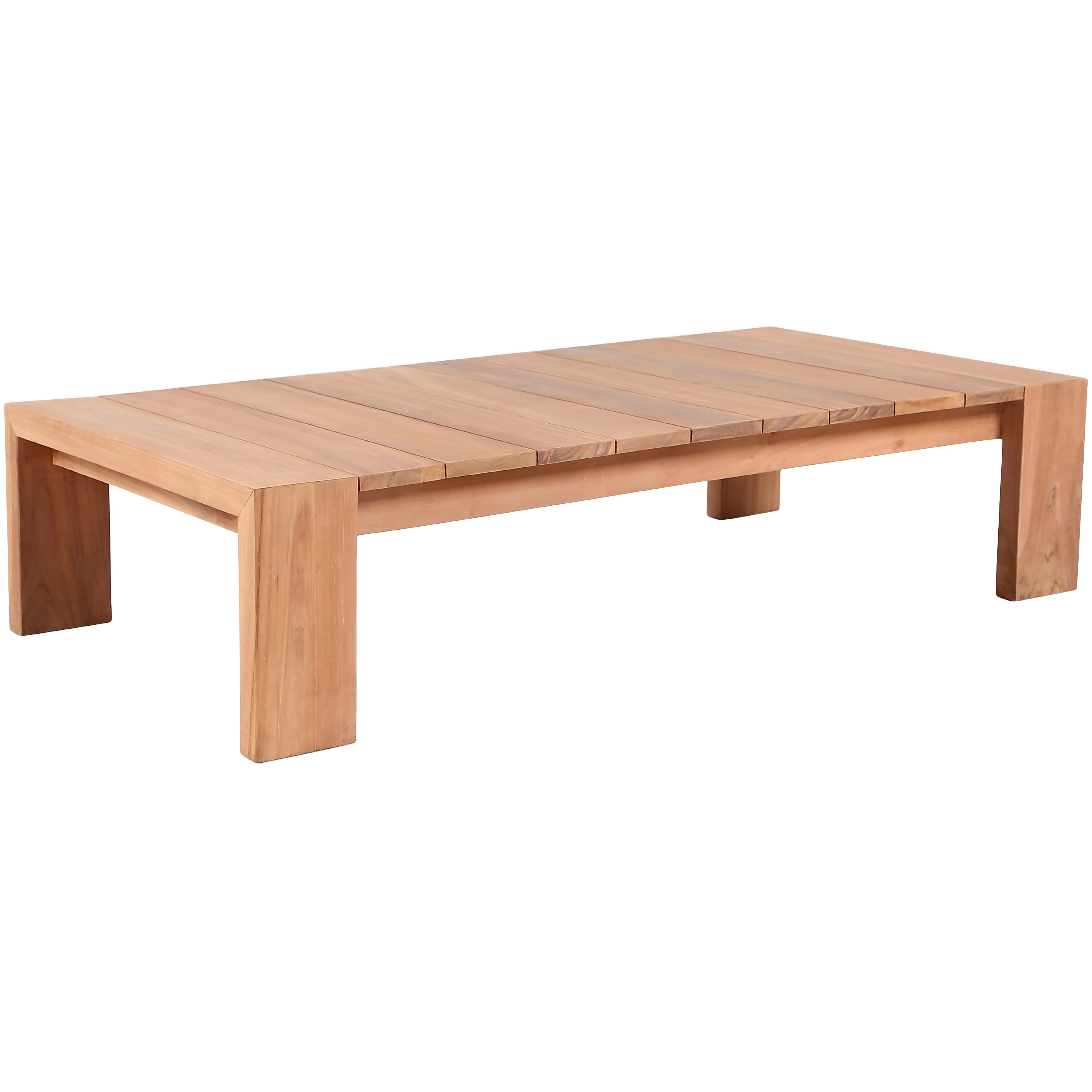 Meridian Tulum Natural Teak Outdoor Coffee Table