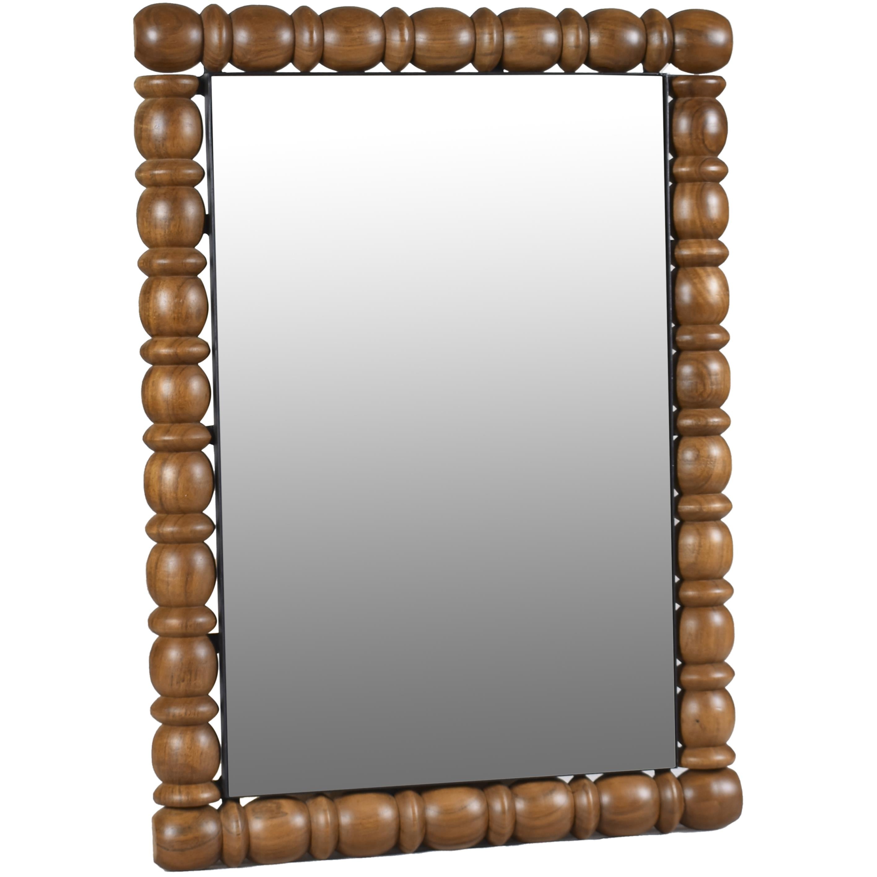 Meridian Aubrey Brown Mirror