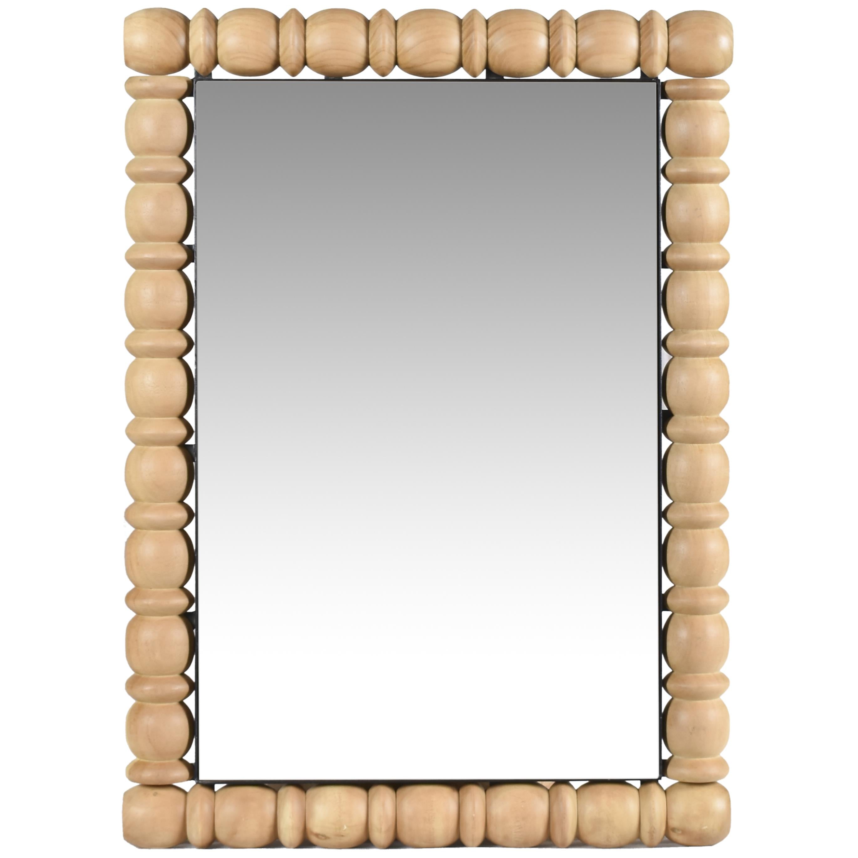 Meridian Aubrey Bleached Natural Oak Mirror