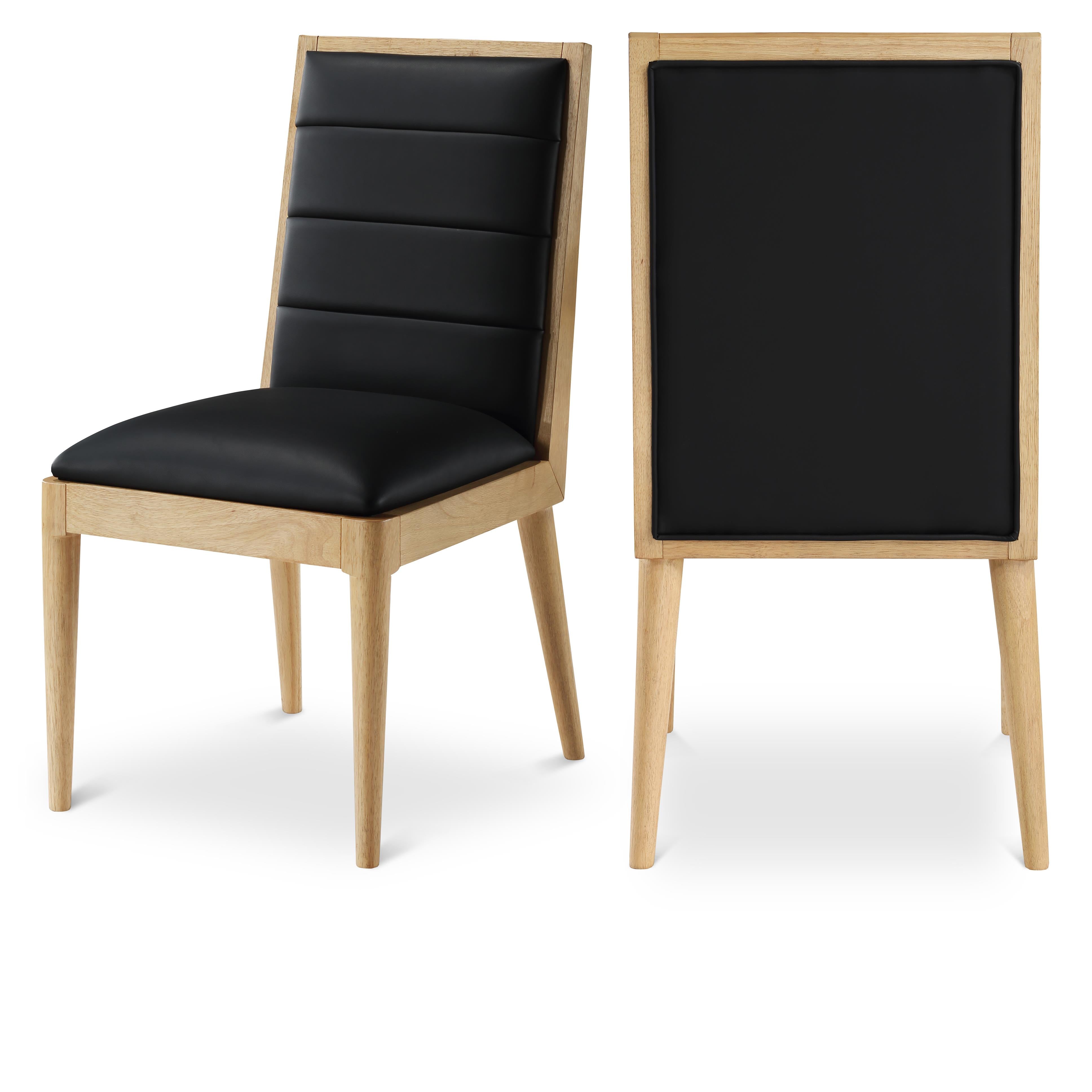 Meridian Bristol Black Vegan Leather Dining Chair