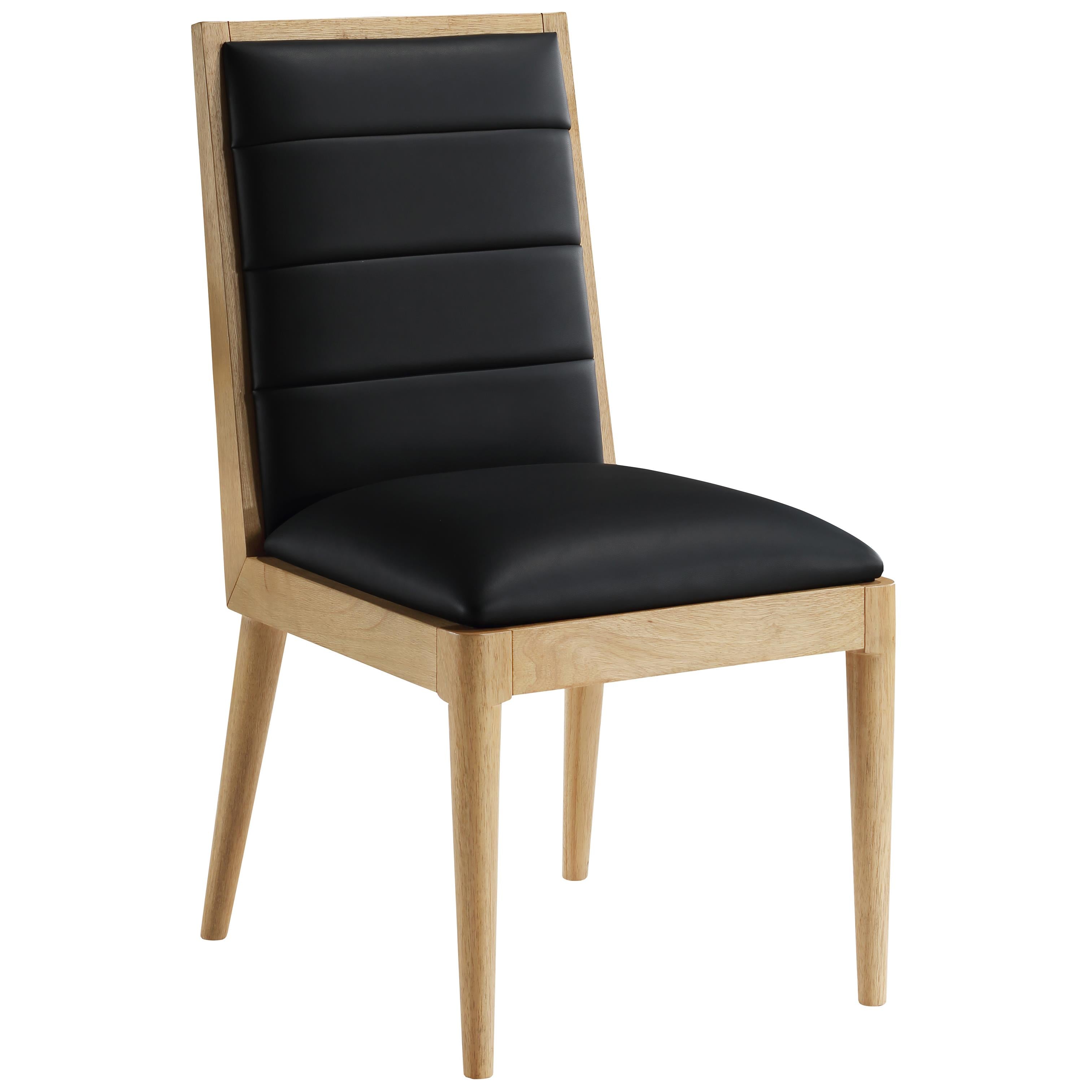 Meridian Bristol Black Vegan Leather Dining Chair