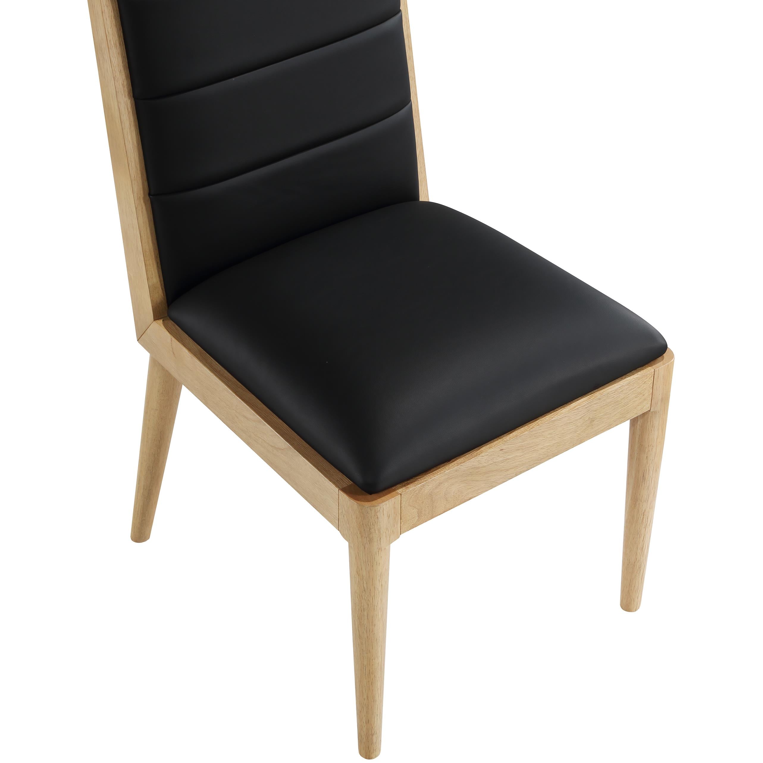 Meridian Bristol Black Vegan Leather Dining Chair