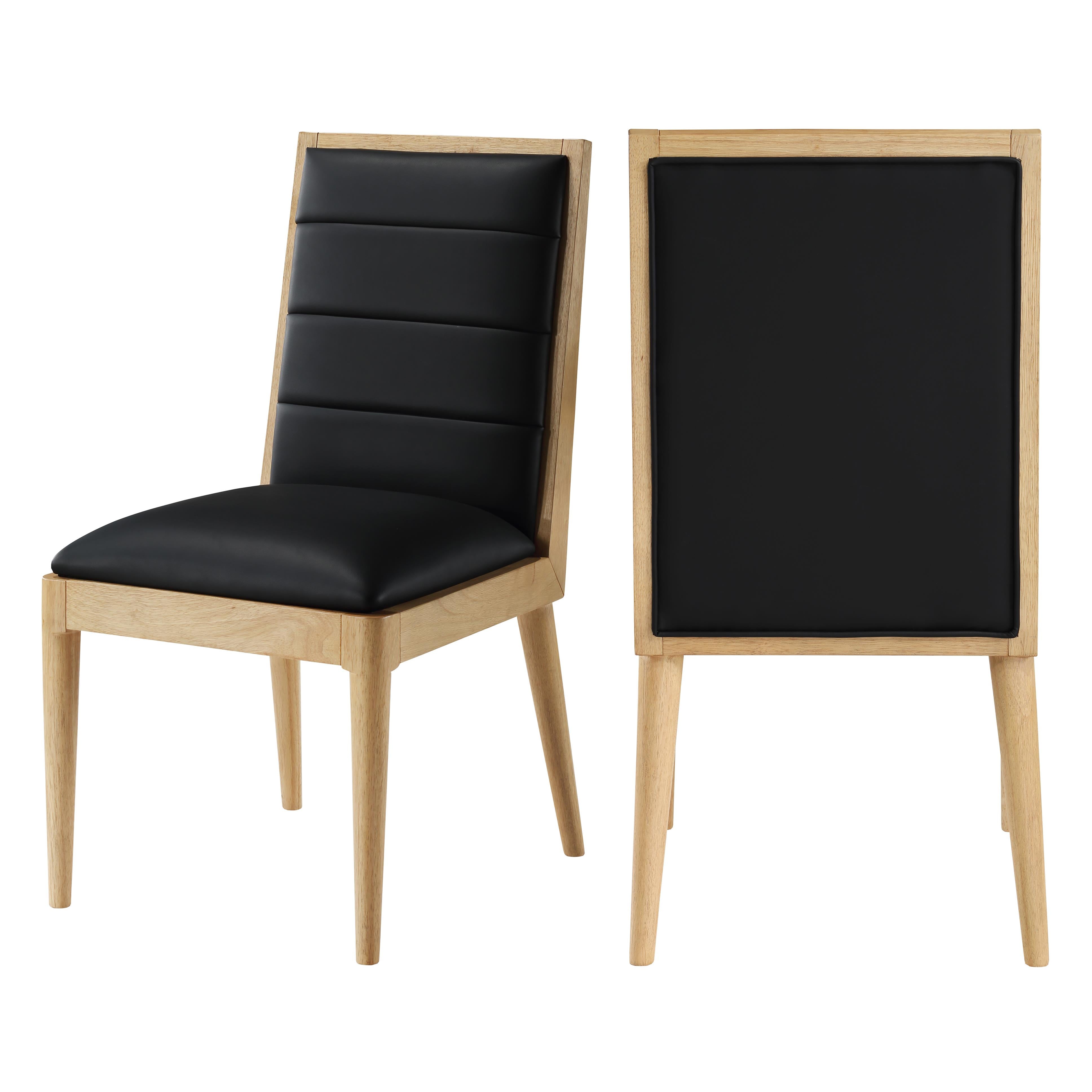 Meridian Bristol Black Vegan Leather Dining Chair