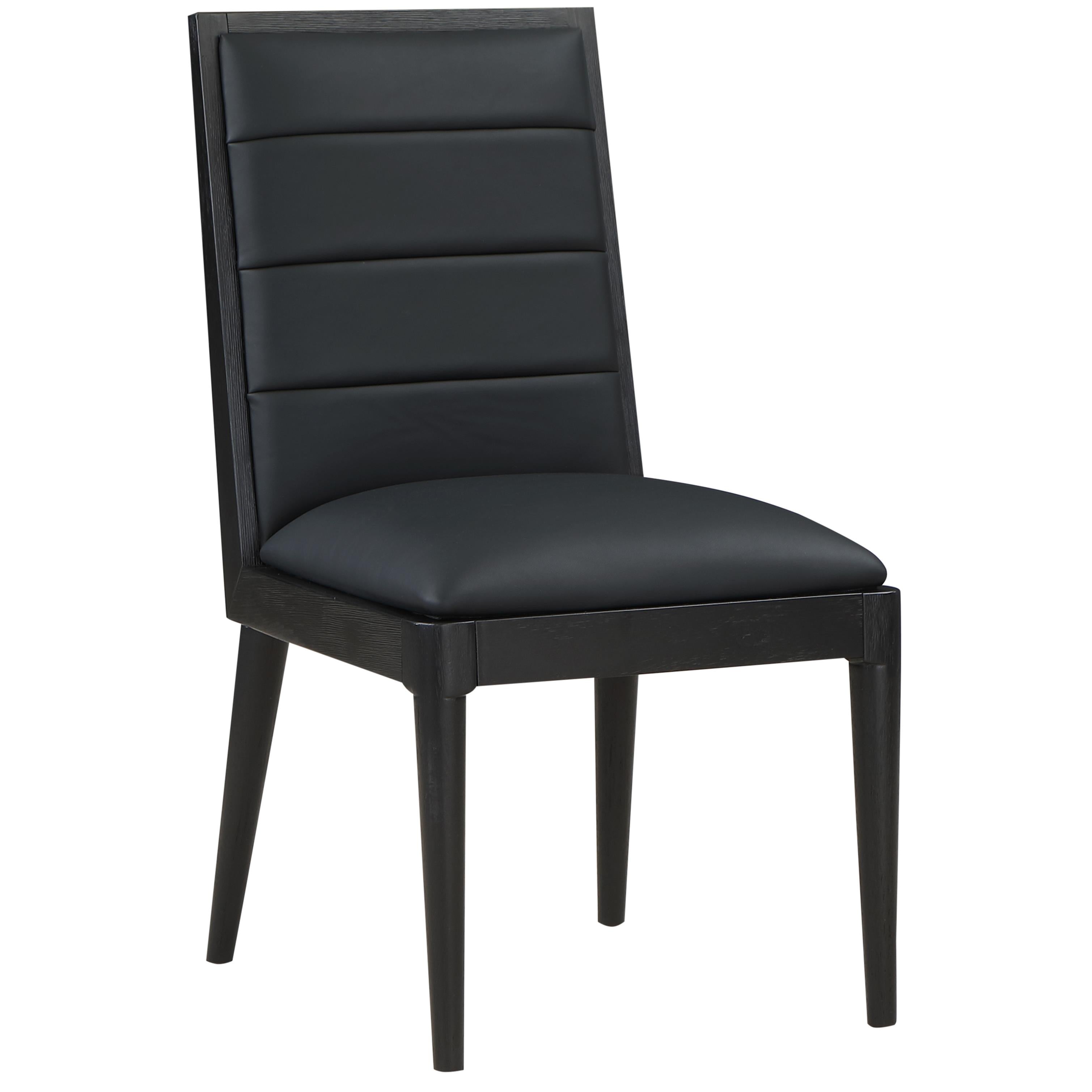 Meridian Bristol Black Vegan Leather Dining Chair