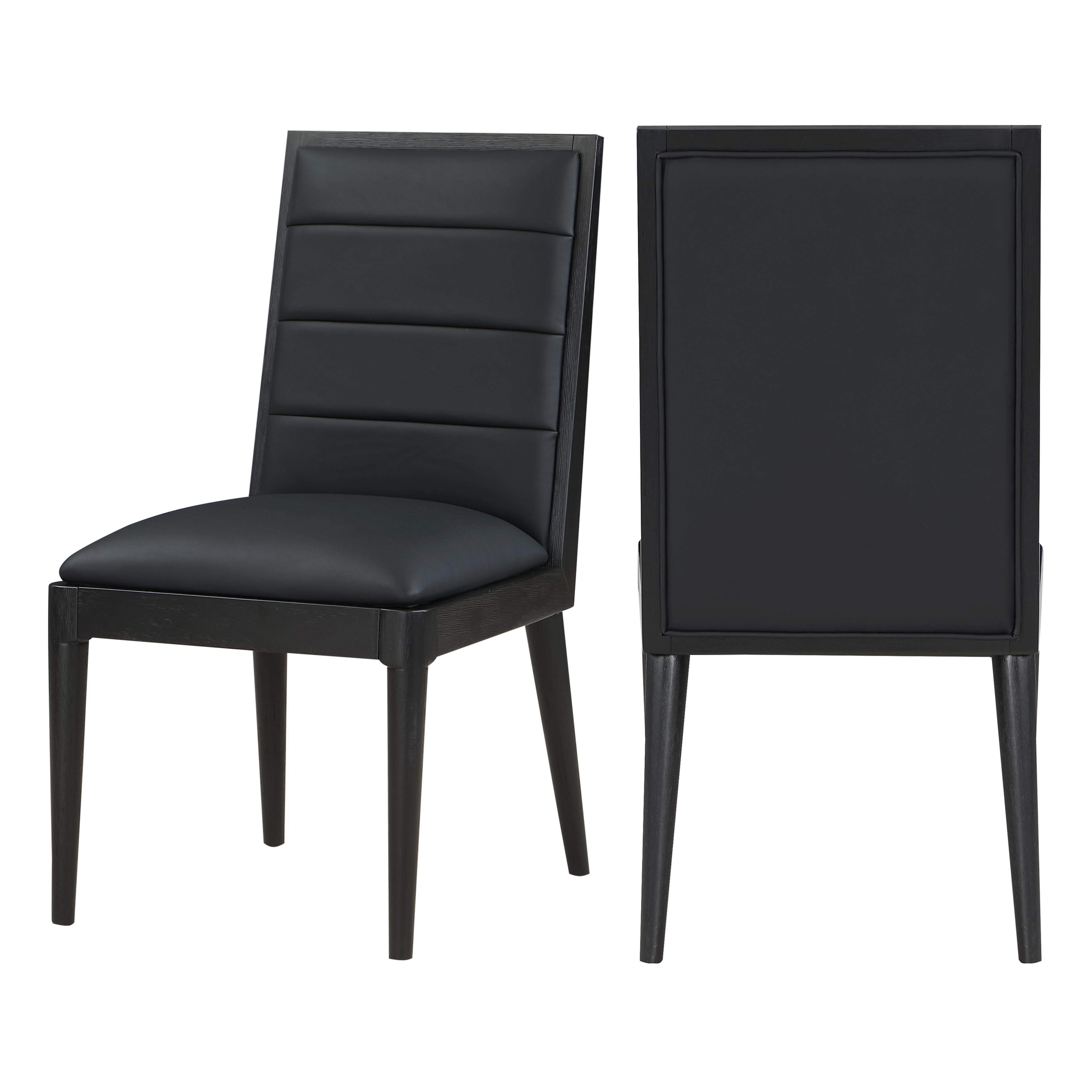 Meridian Bristol Black Vegan Leather Dining Chair