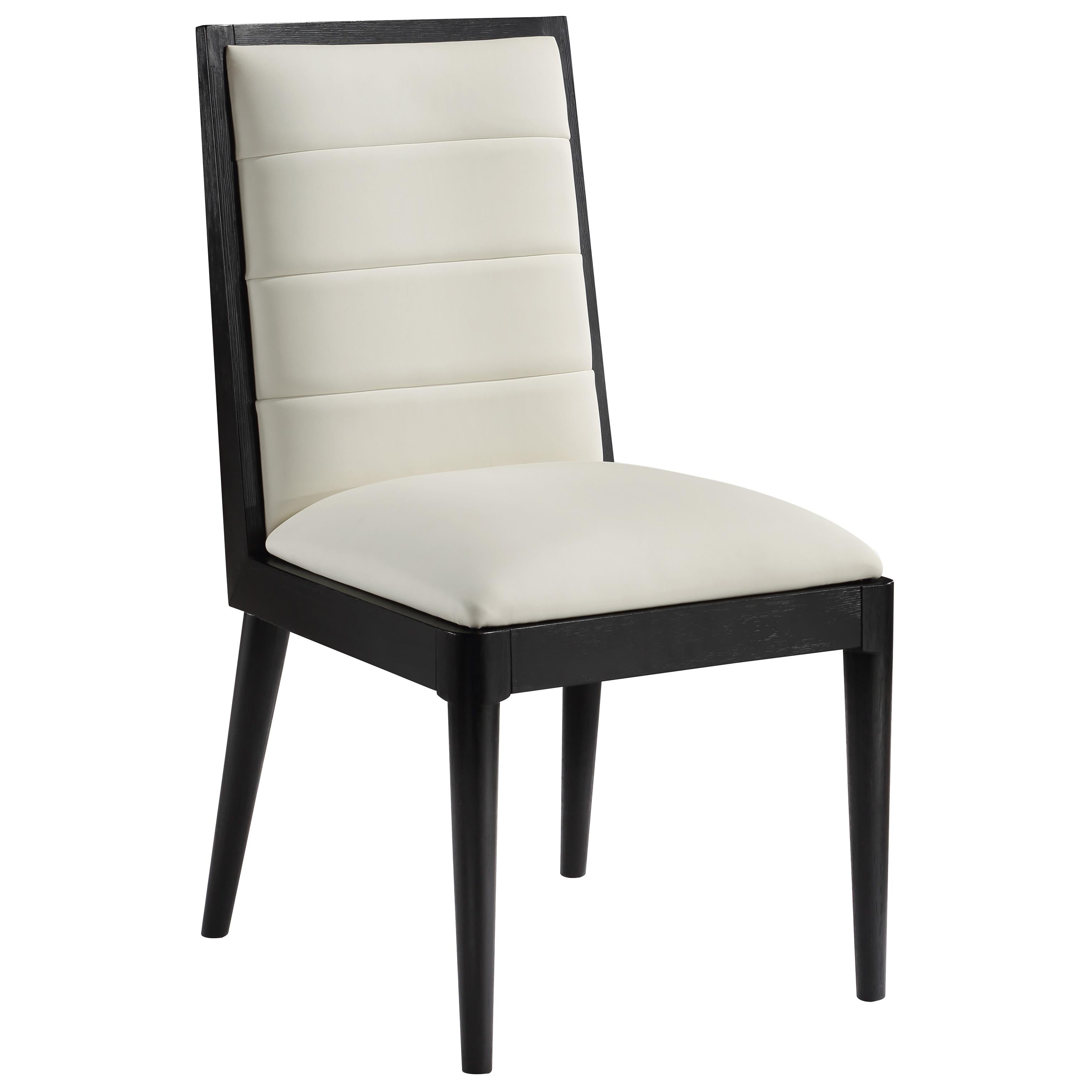 Meridian Bristol Cream Vegan Leather Dining Chair