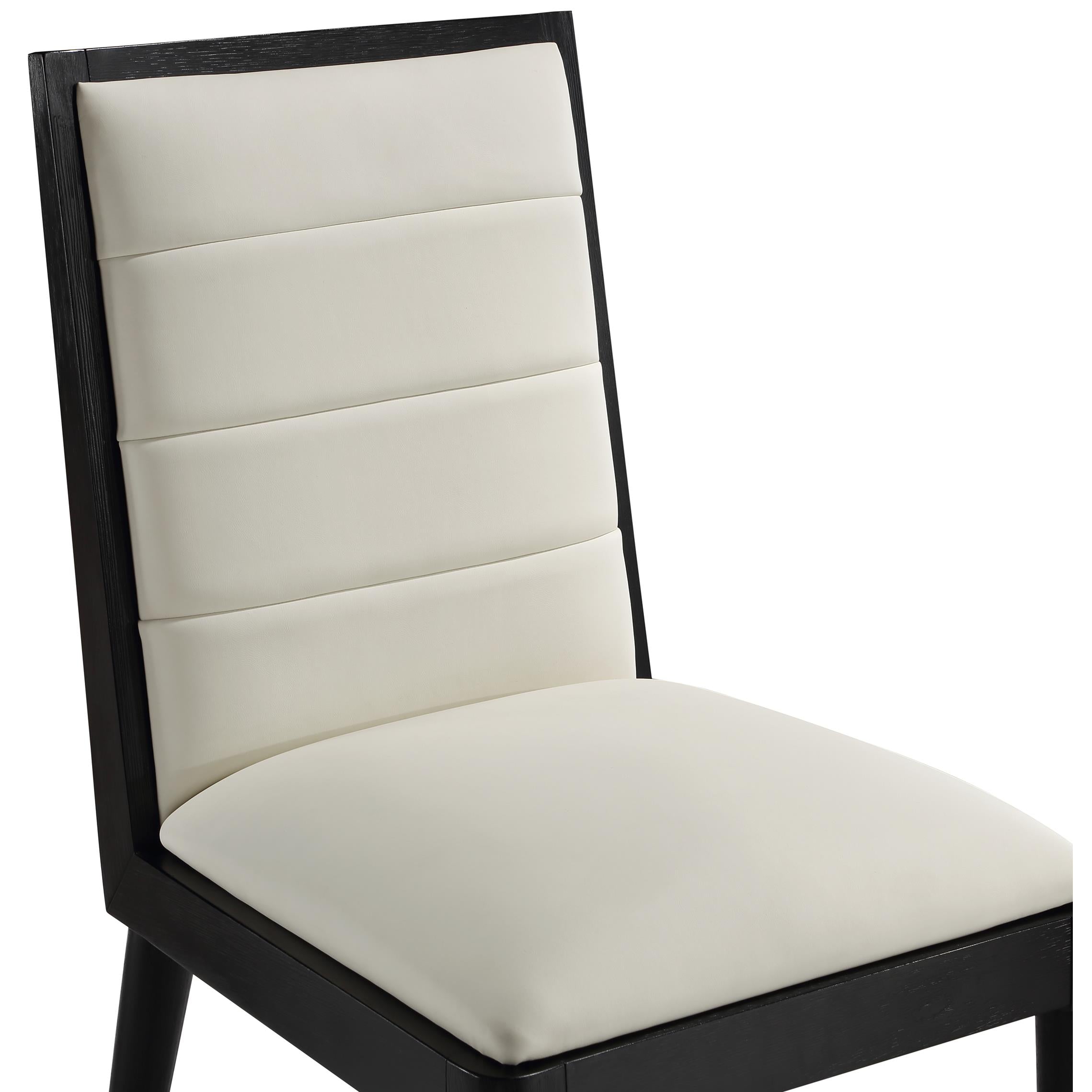 Meridian Bristol Cream Vegan Leather Dining Chair