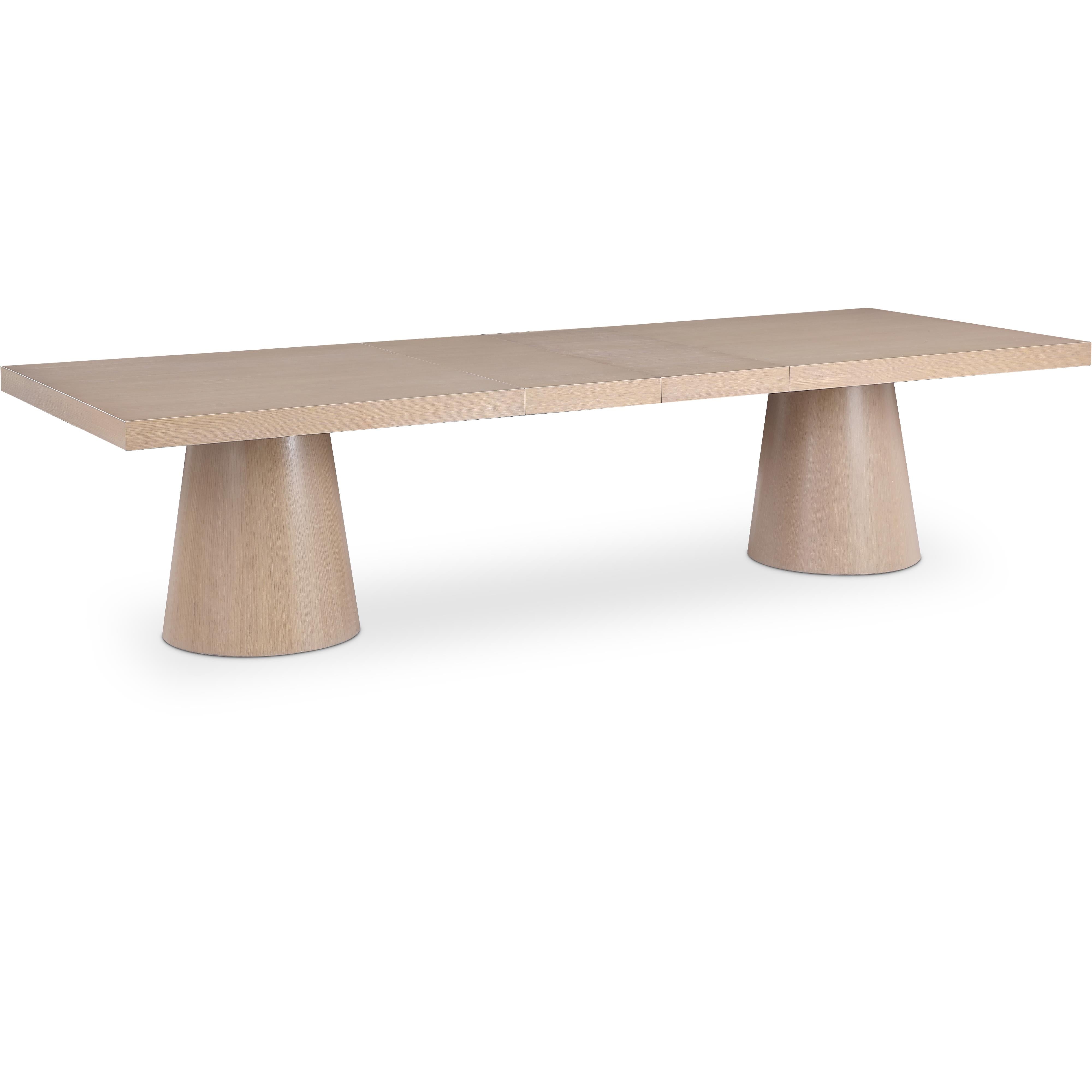 Meridian Tavolo Natural Oak Veneer Dining Table (3 Boxes)