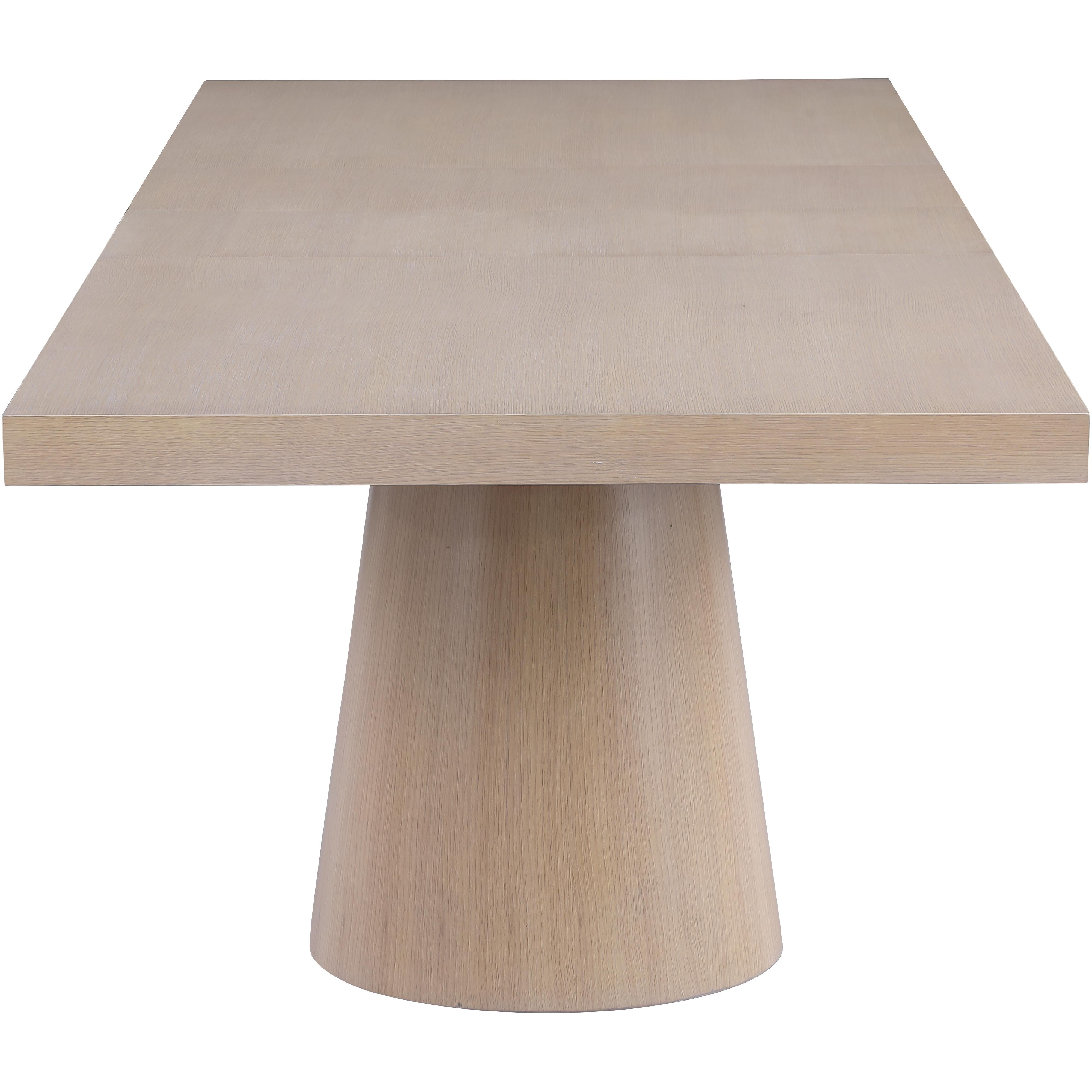 Meridian Tavolo Natural Oak Veneer Dining Table (3 Boxes)