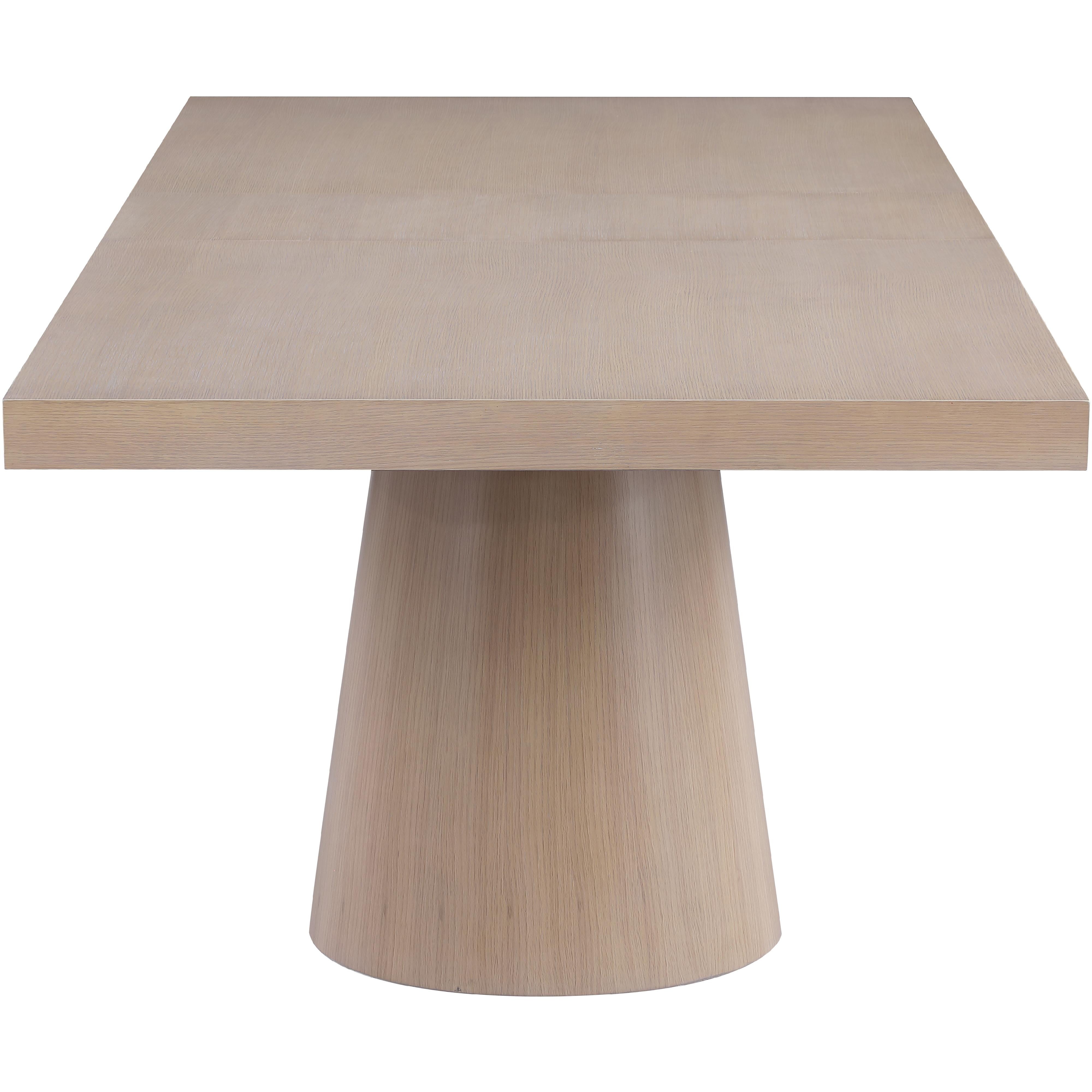 Meridian Tavolo Natural Oak Veneer Dining Table (3 Boxes)