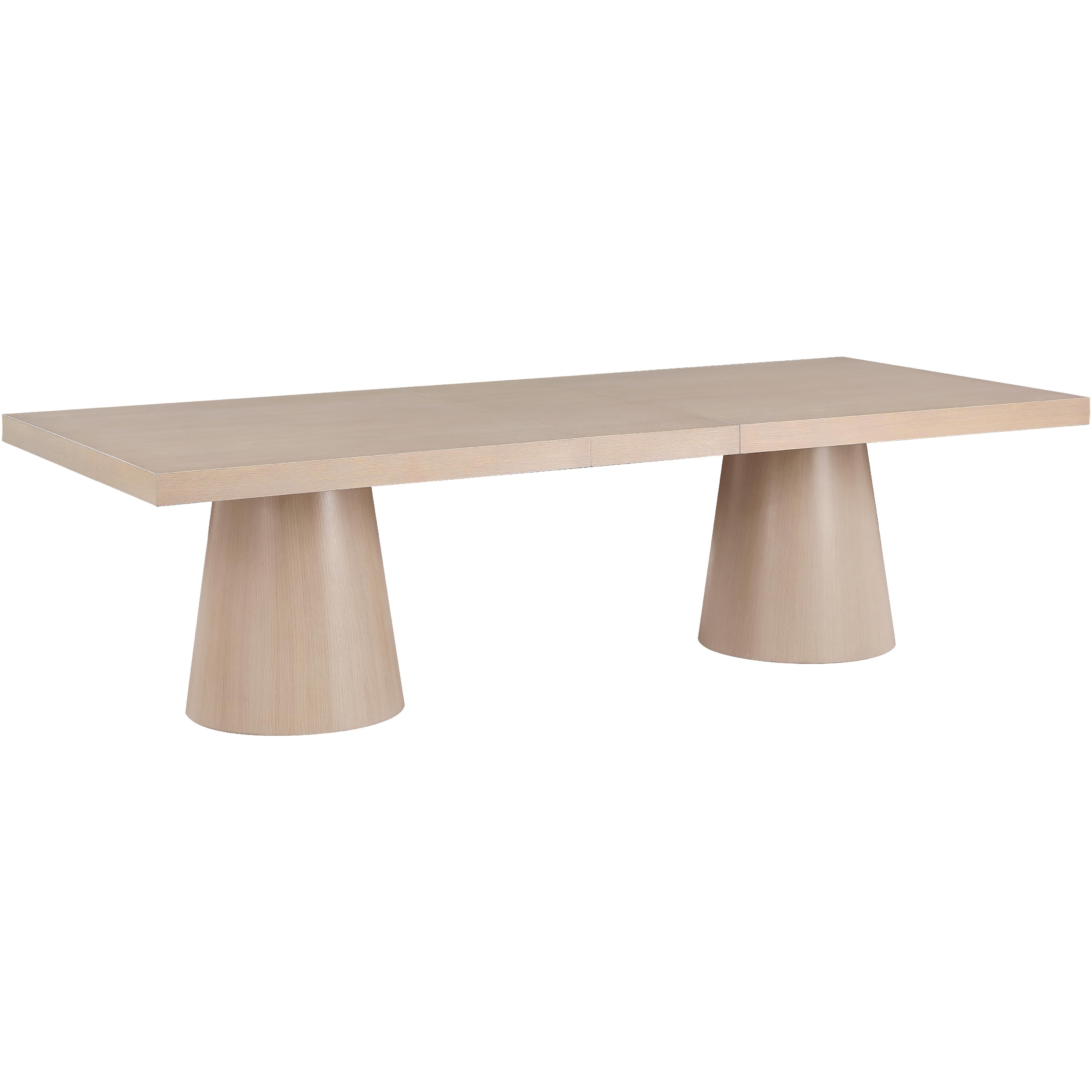 Meridian Tavolo Natural Oak Veneer Dining Table (3 Boxes)