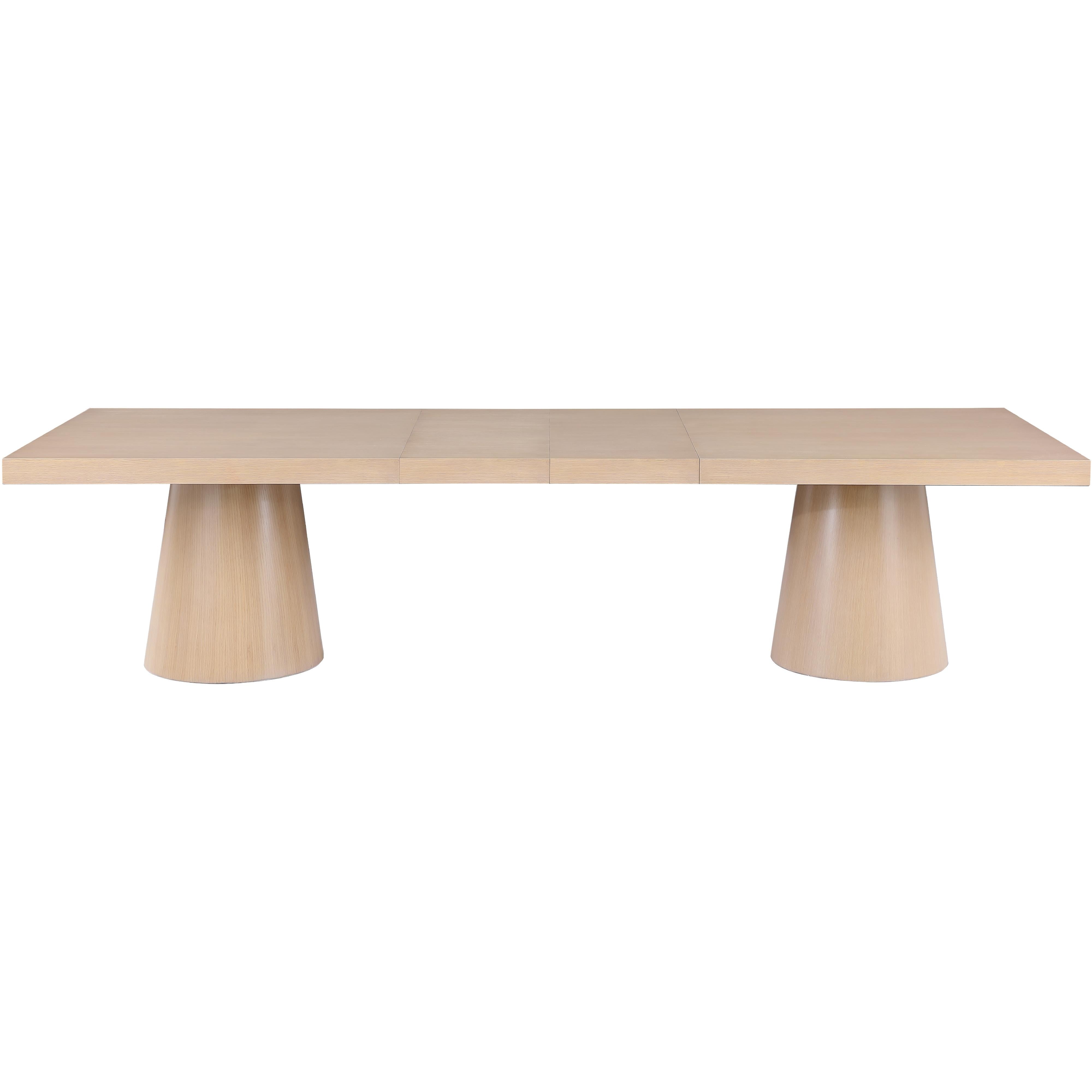 Meridian Tavolo Natural Oak Veneer Dining Table (3 Boxes)