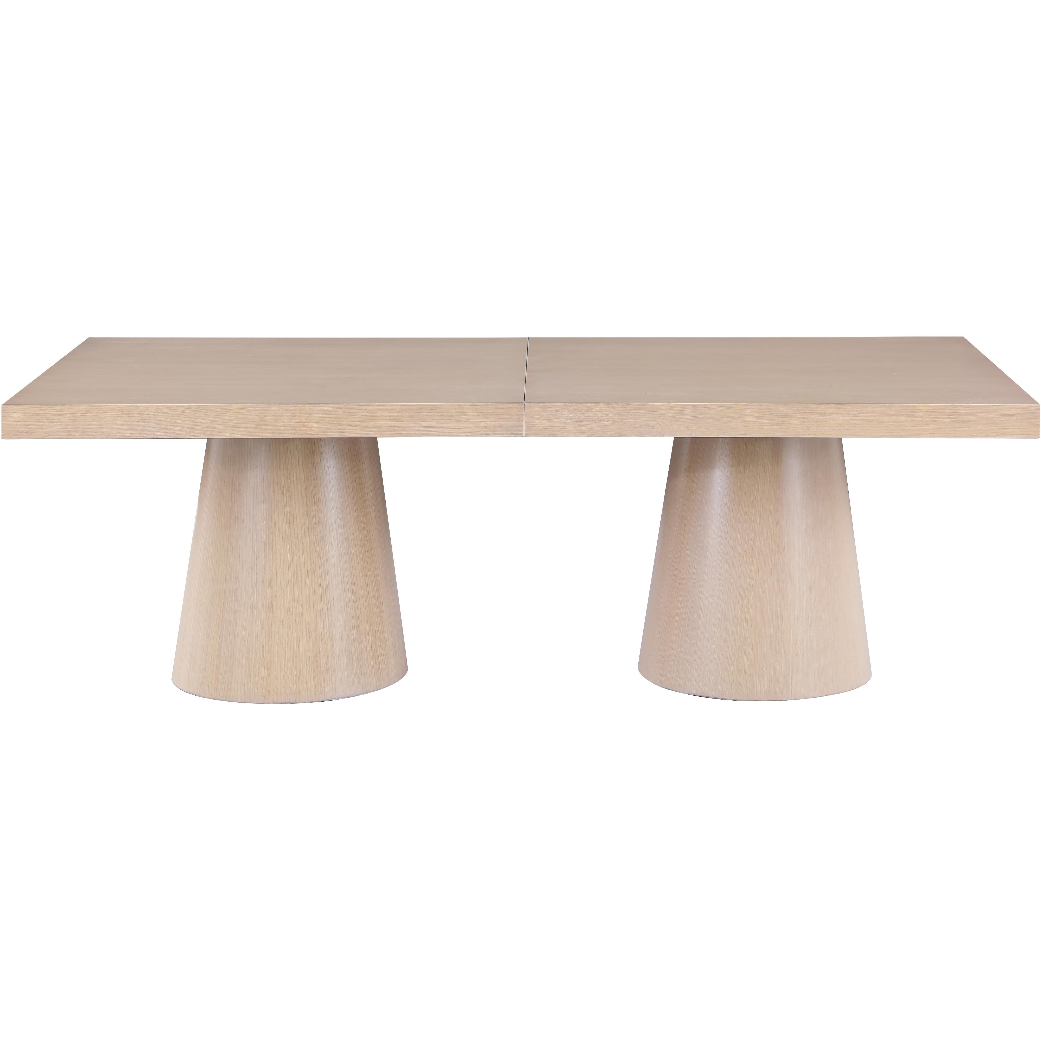 Meridian Tavolo Natural Oak Veneer Dining Table (3 Boxes)