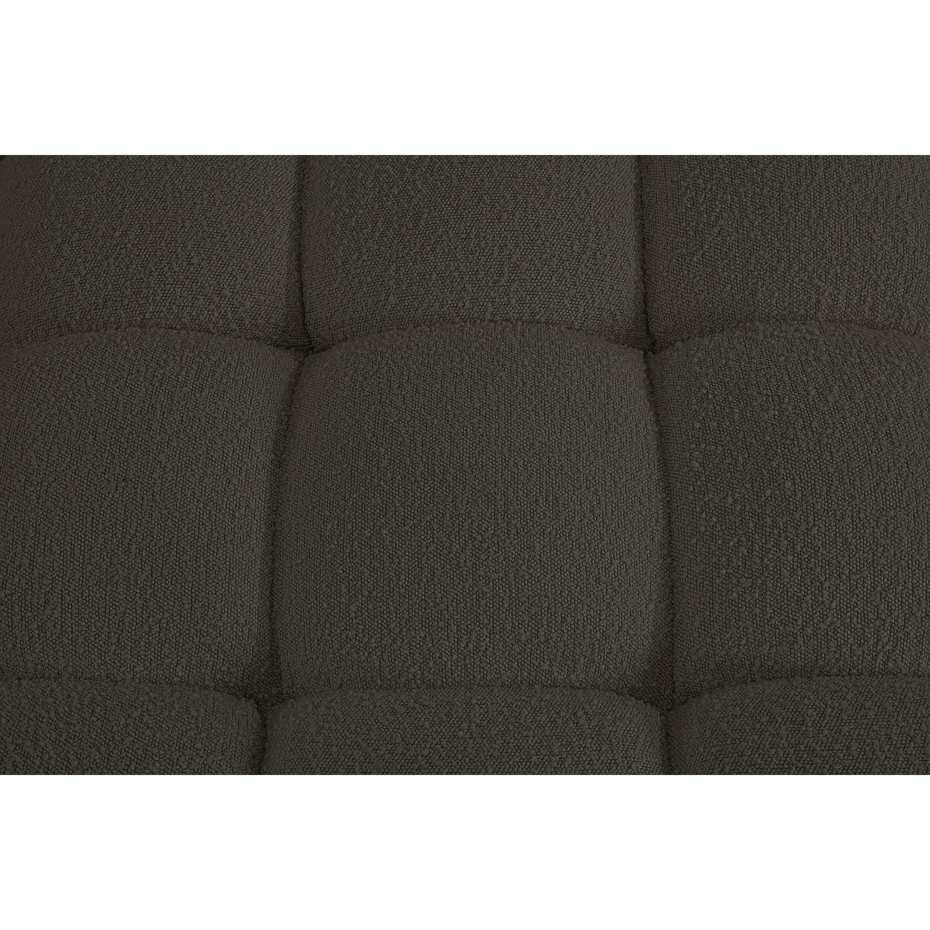 Meridian Ames Brown Boucle Fabric Corner