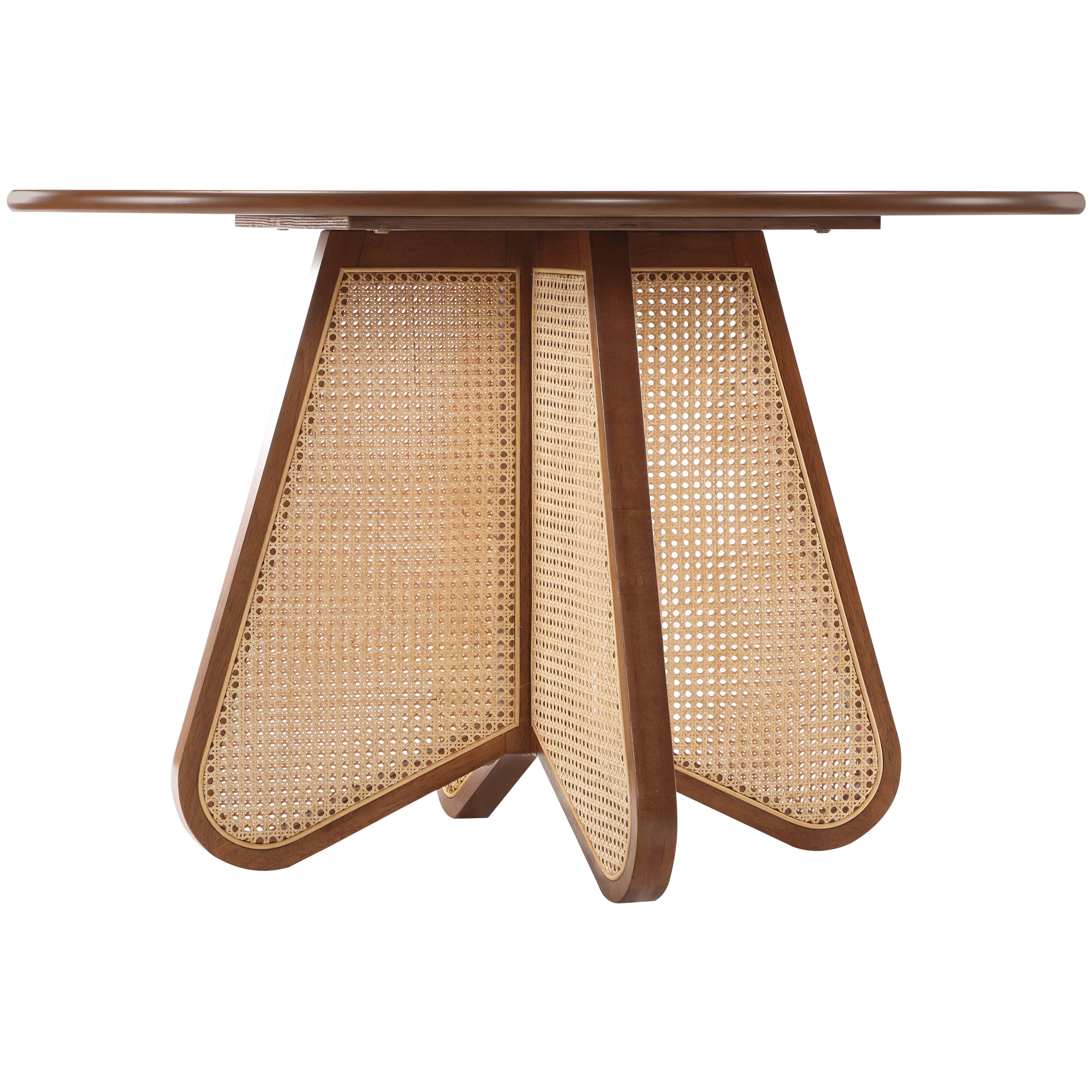 Meridian Butterfly Brown Dining Table