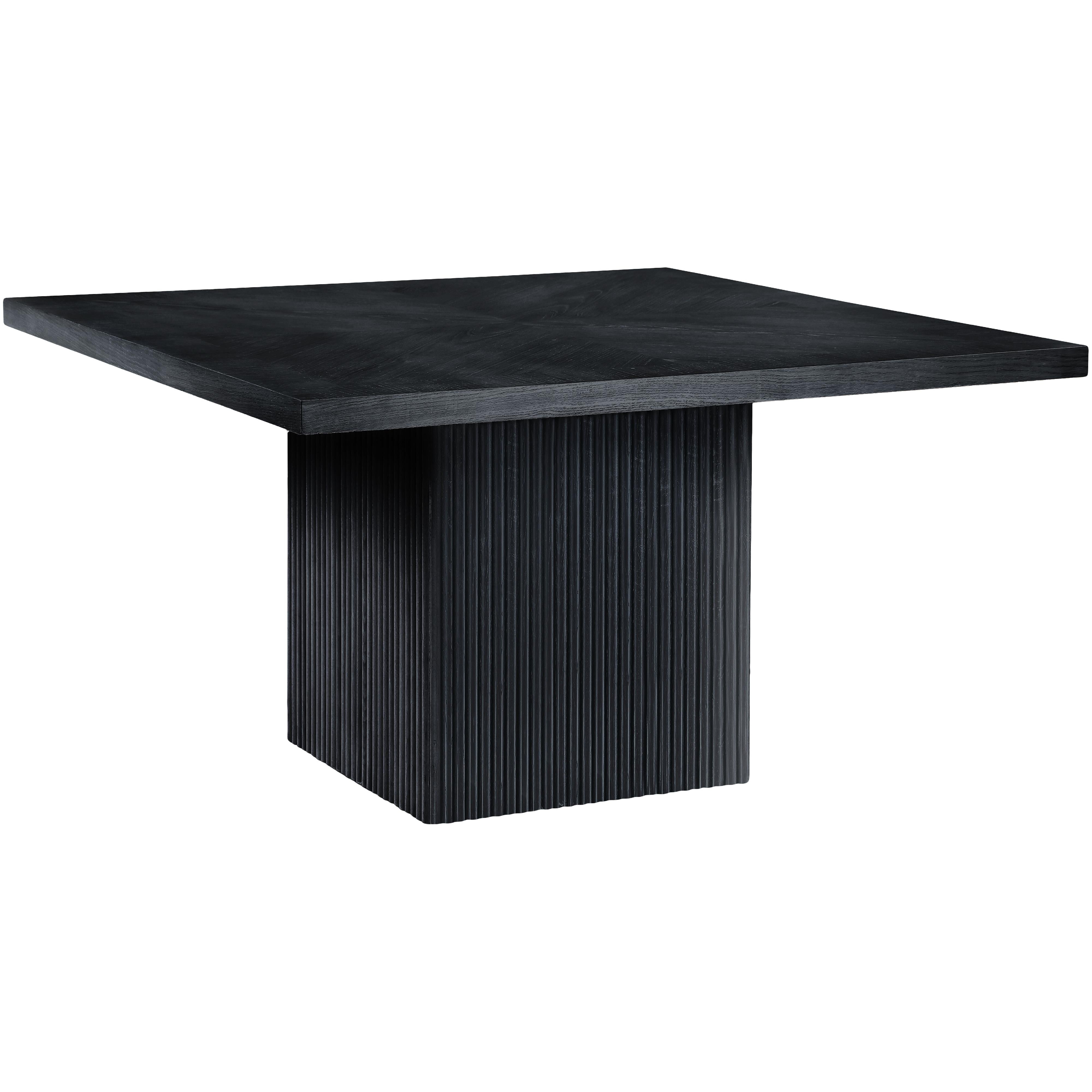 Meridian Belinda Black Oak Veneer Dining Table