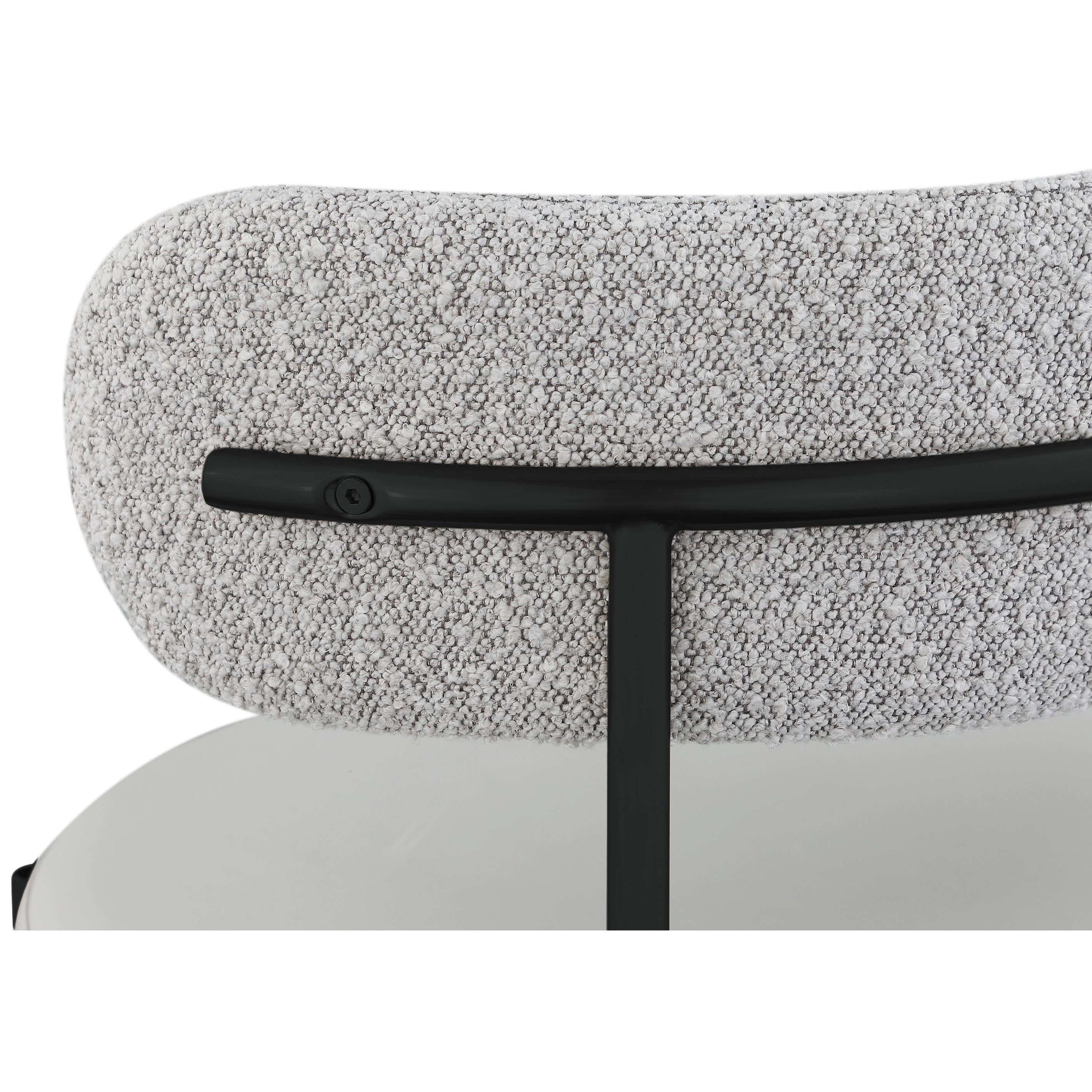 Meridian Beacon Taupe Vegan Leather Seat Stool