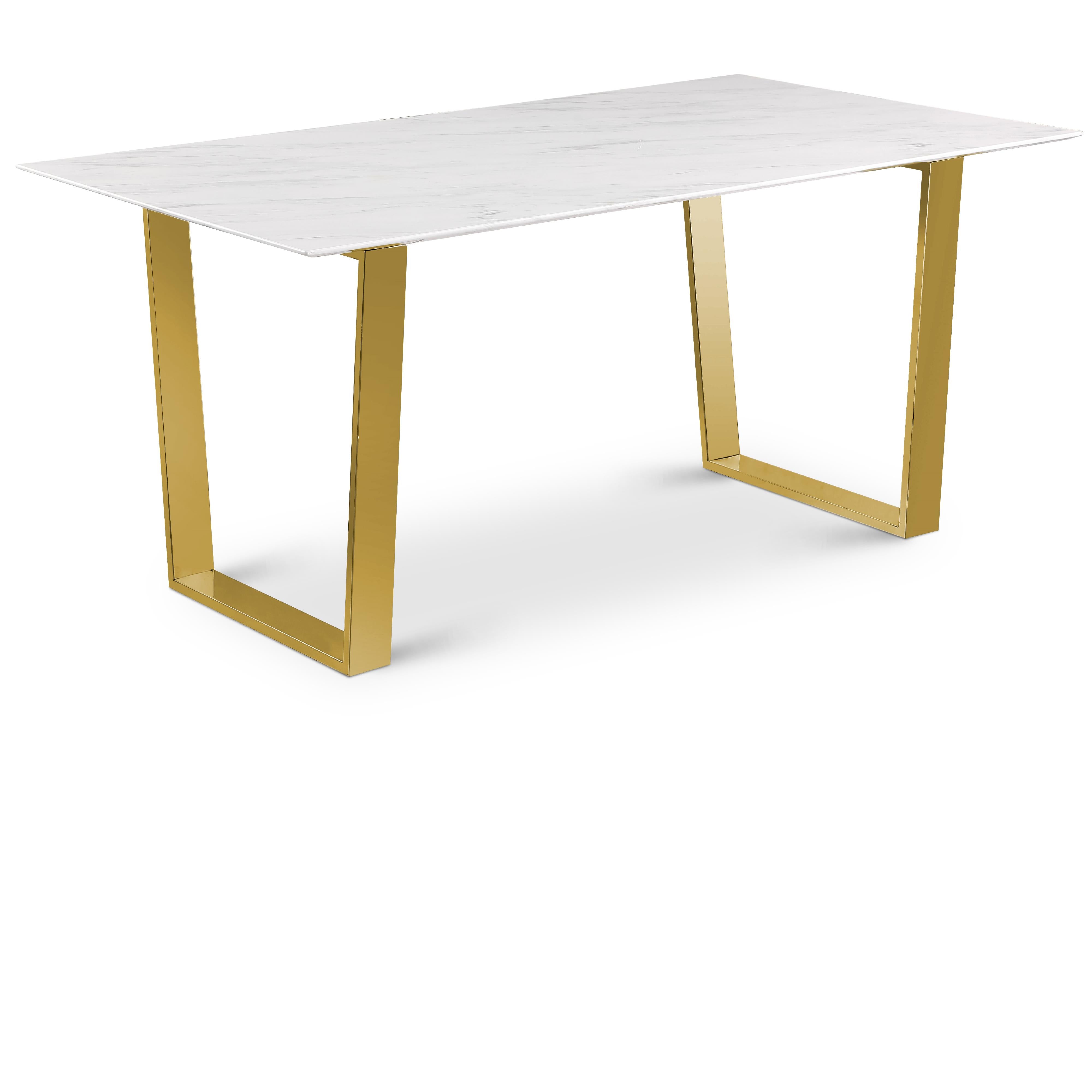 Meridian Cameron White Dining Table