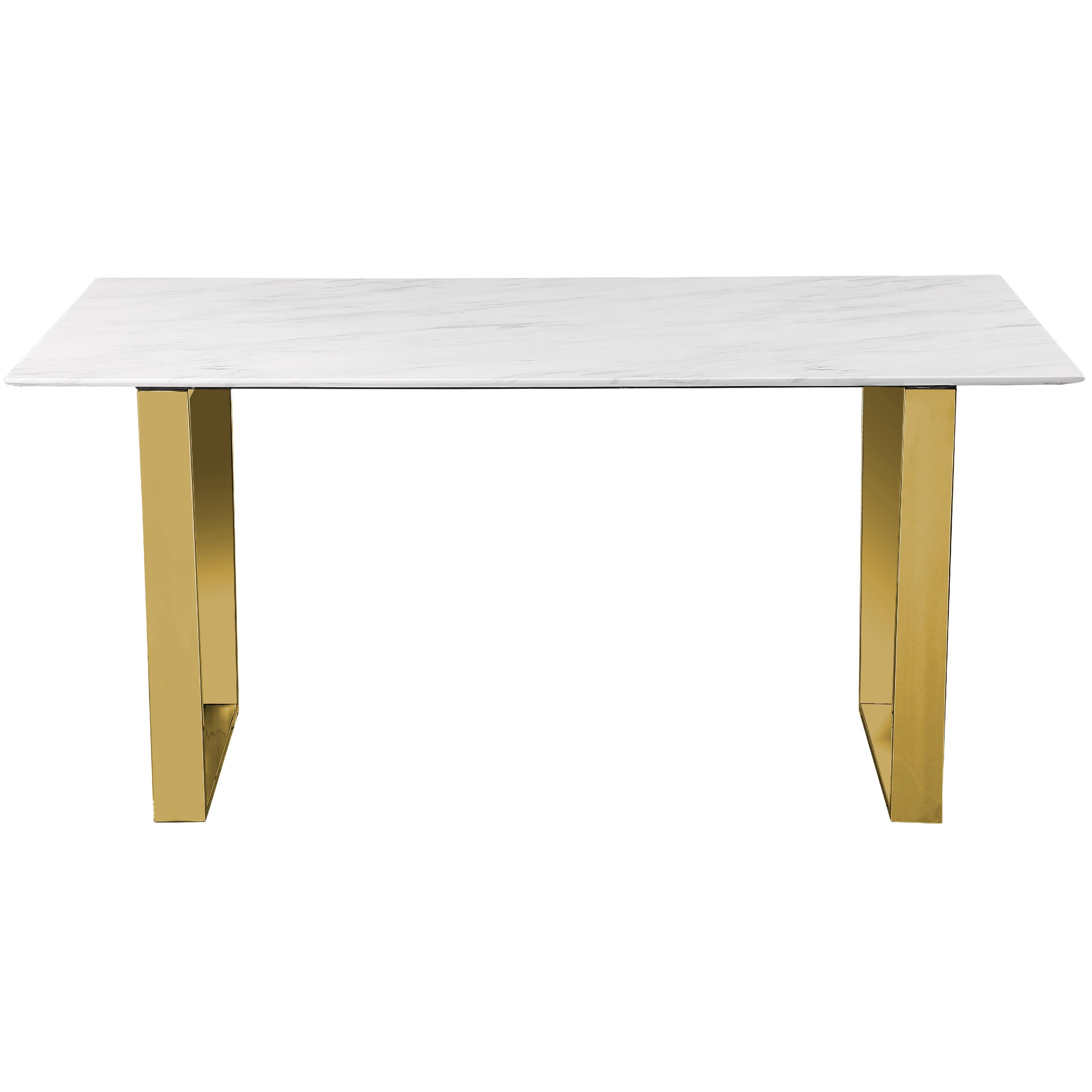 Meridian Cameron White Dining Table