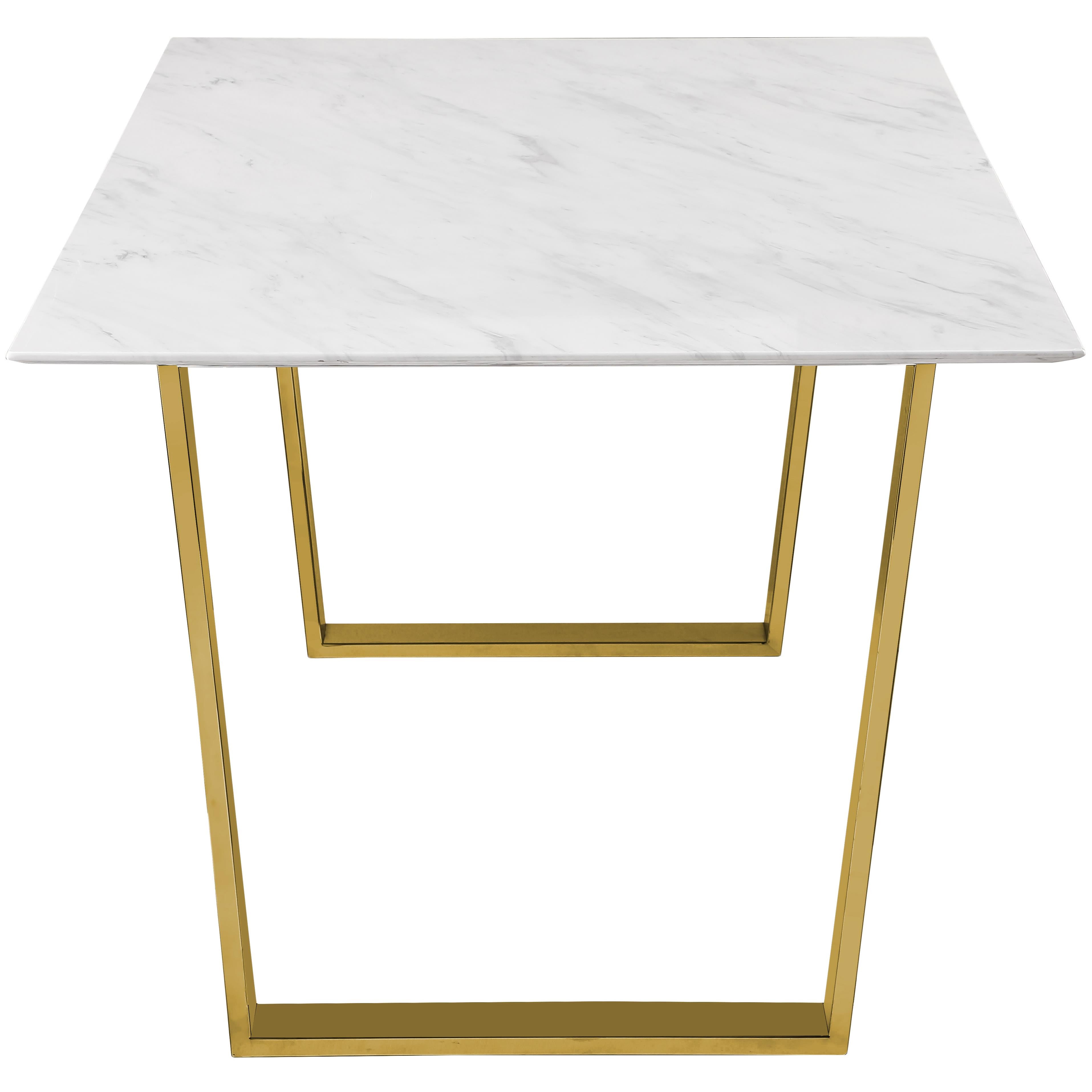 Meridian Cameron White Dining Table