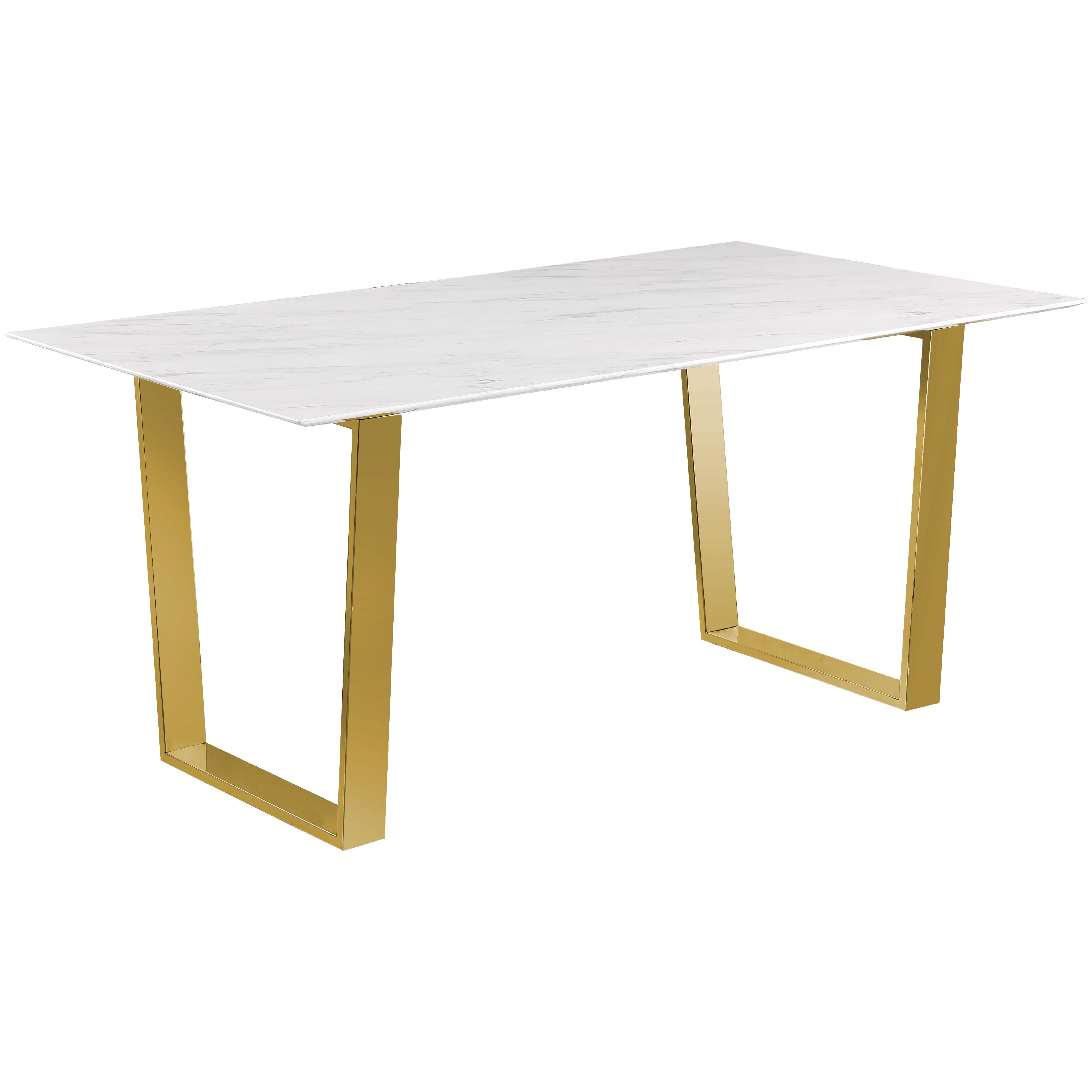 Meridian Cameron White Dining Table