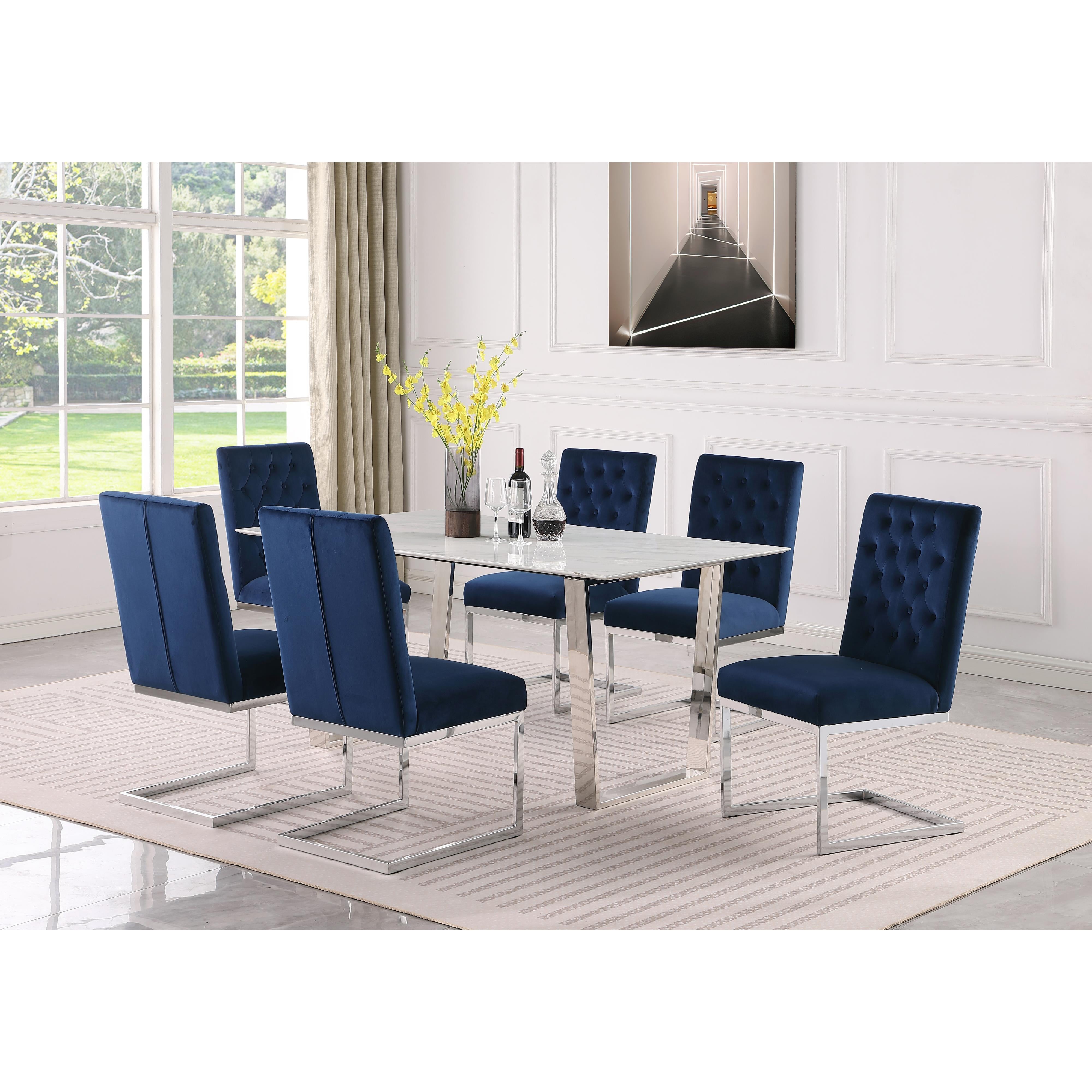 Meridian Carlton White Dining Table