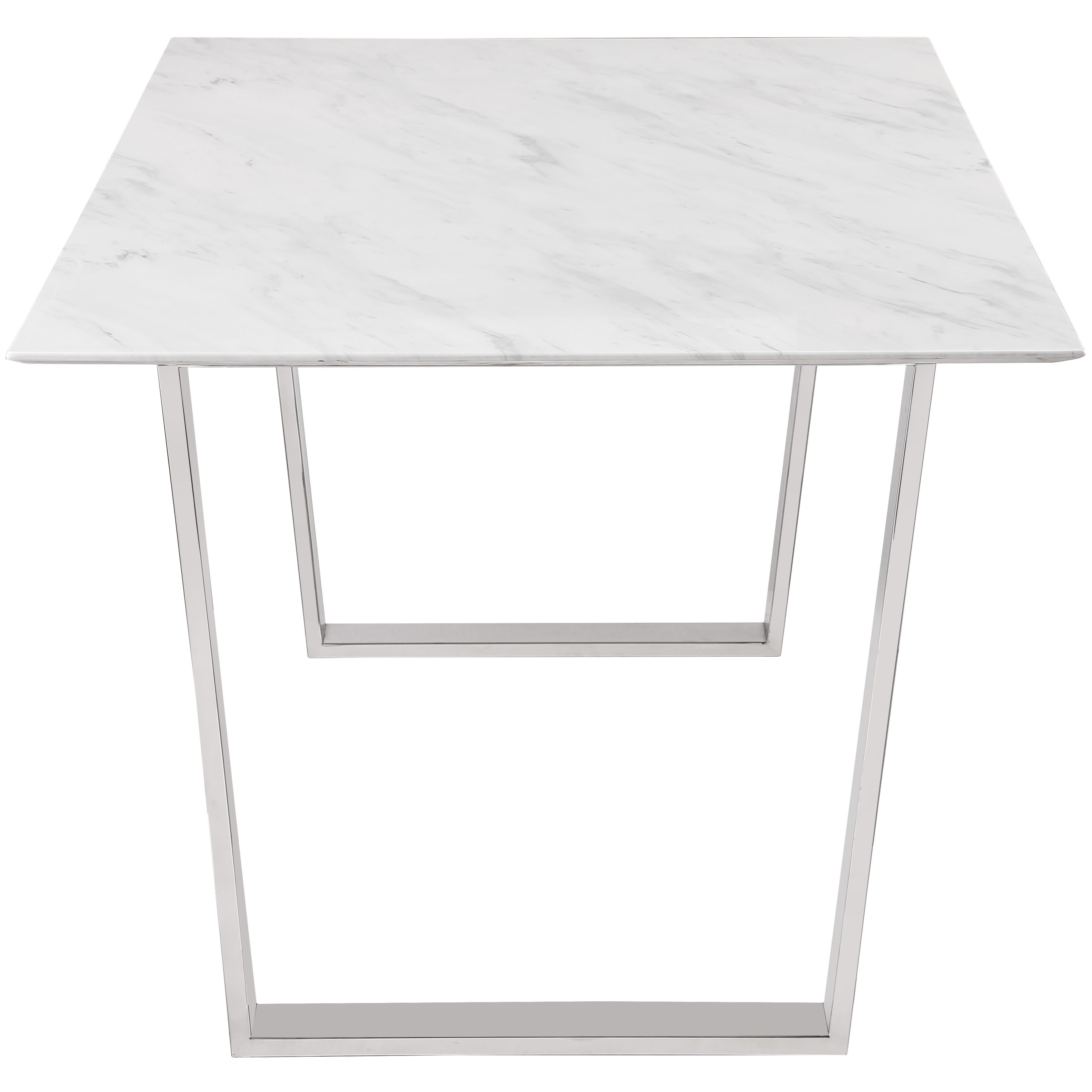 Meridian Carlton White Dining Table