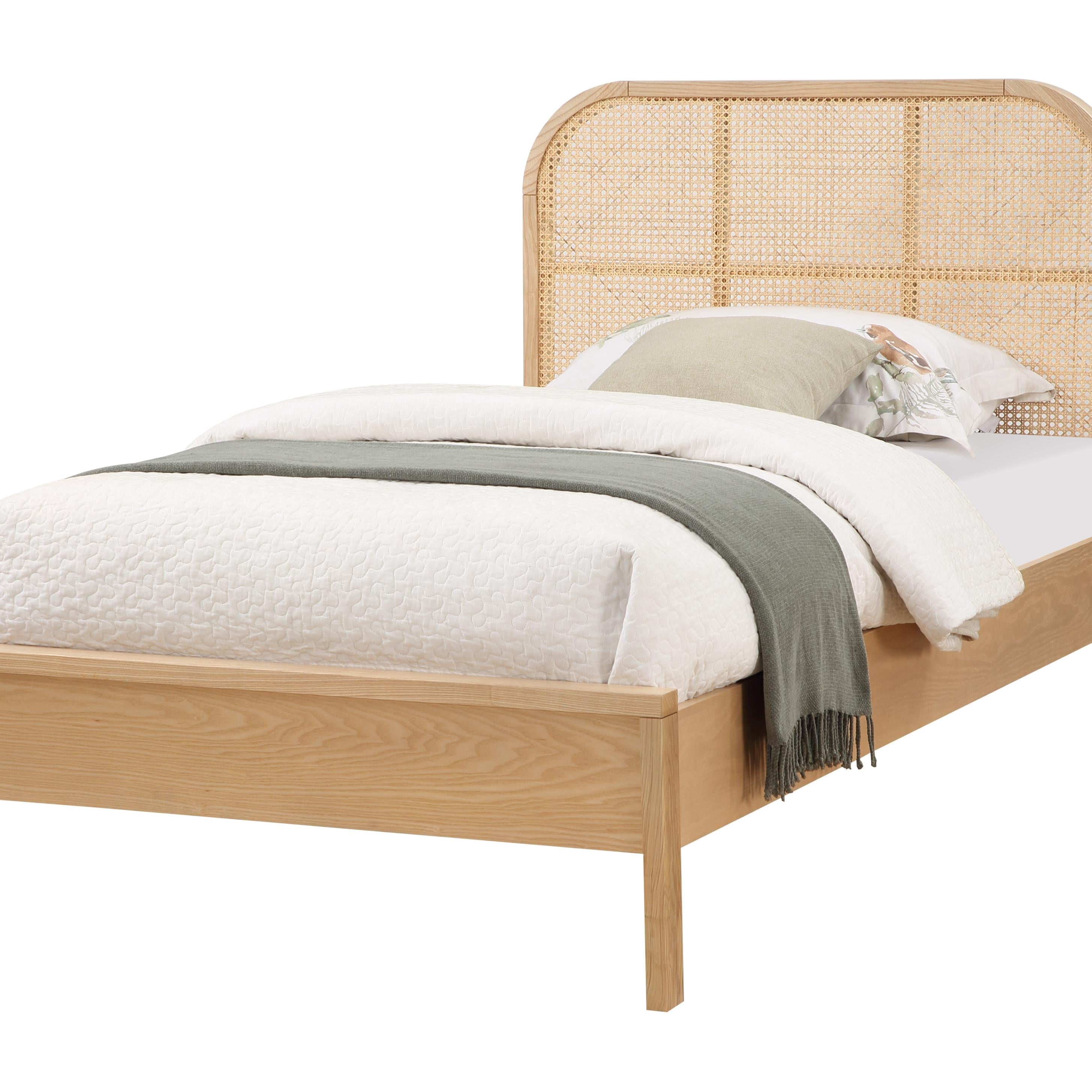 Meridian Siena Natural Ash Wood Twin Bed (3 Boxes)