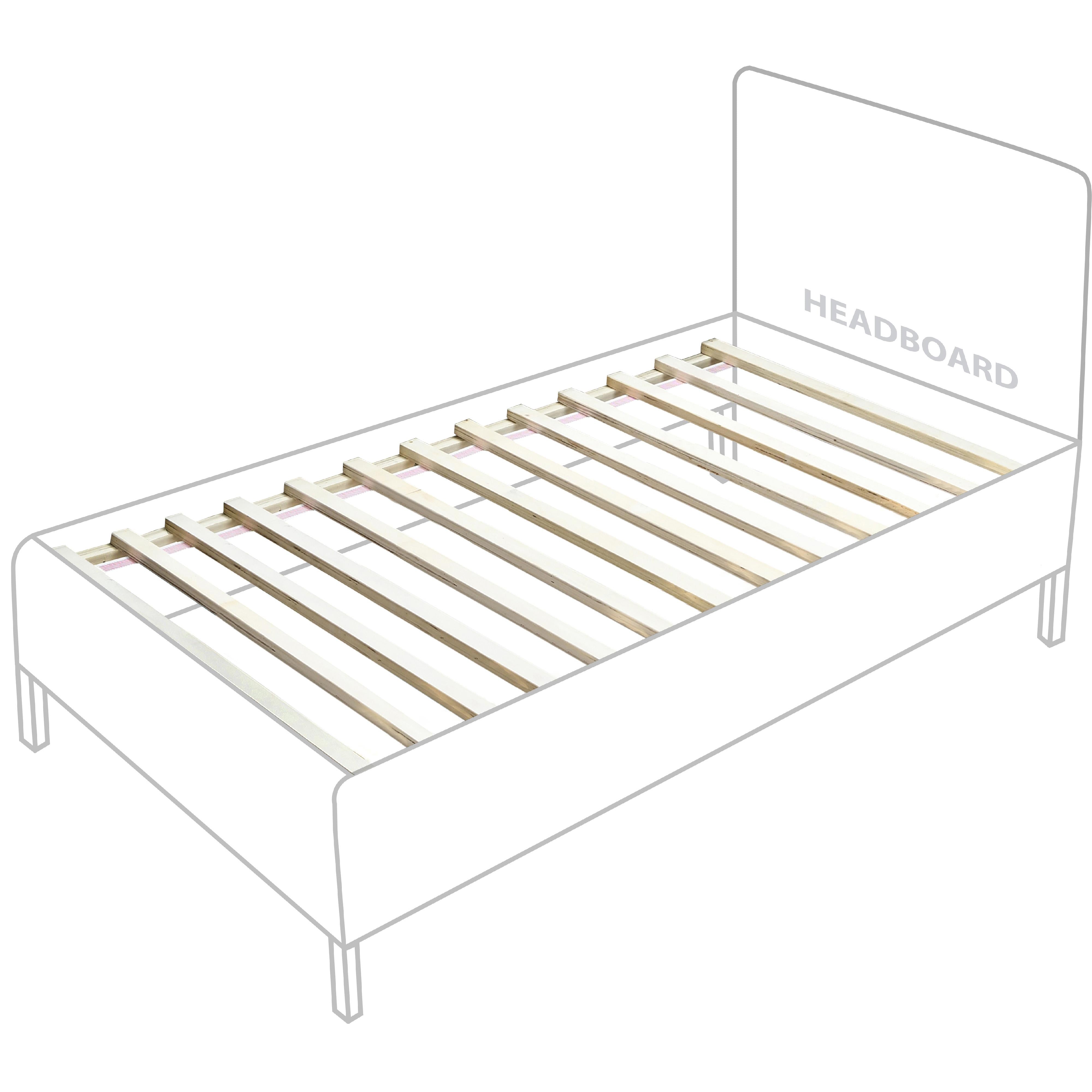 Meridian Siena Natural Ash Wood Twin Bed (3 Boxes)