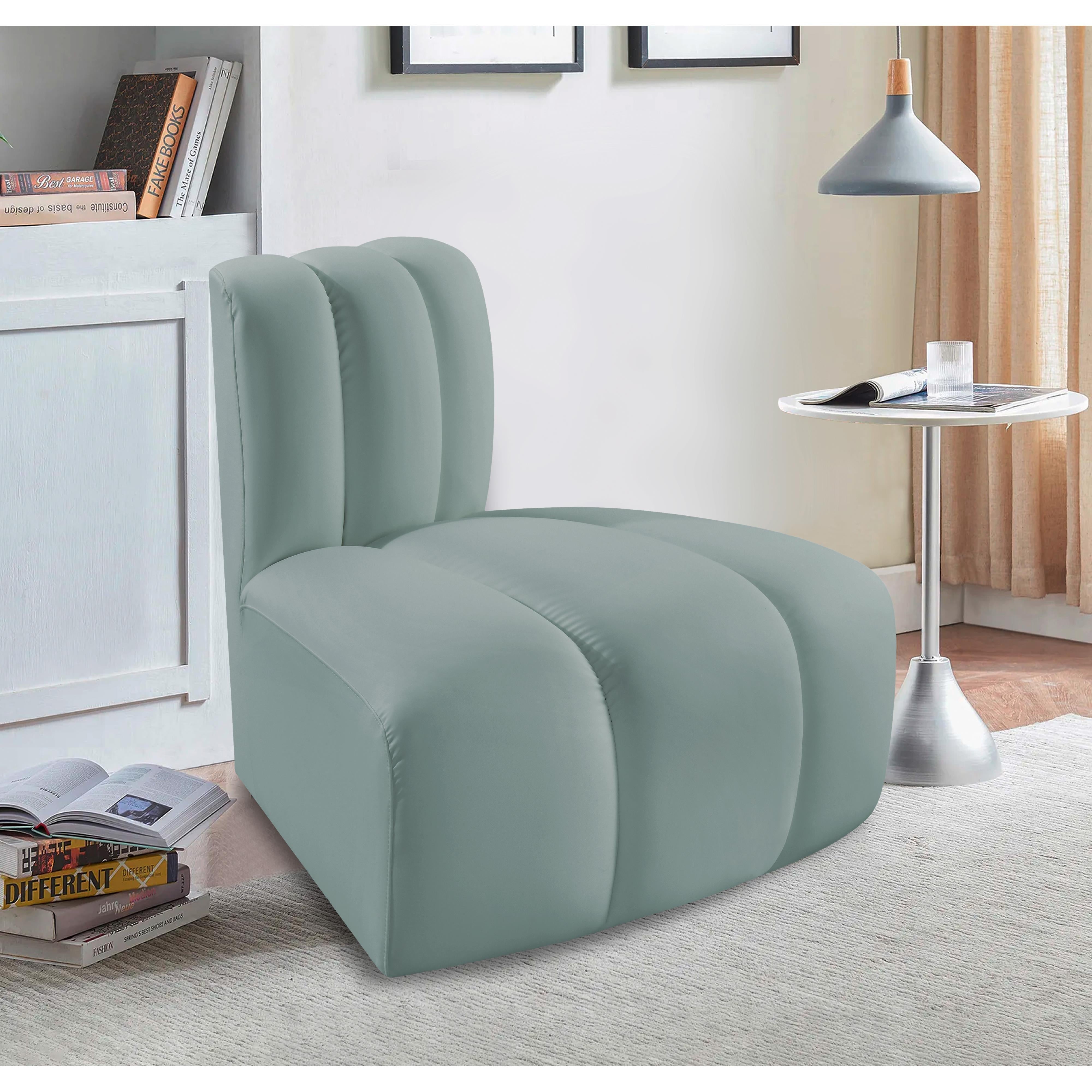 Meridian Arc Mint Green Vegan Leather Reverse Corner