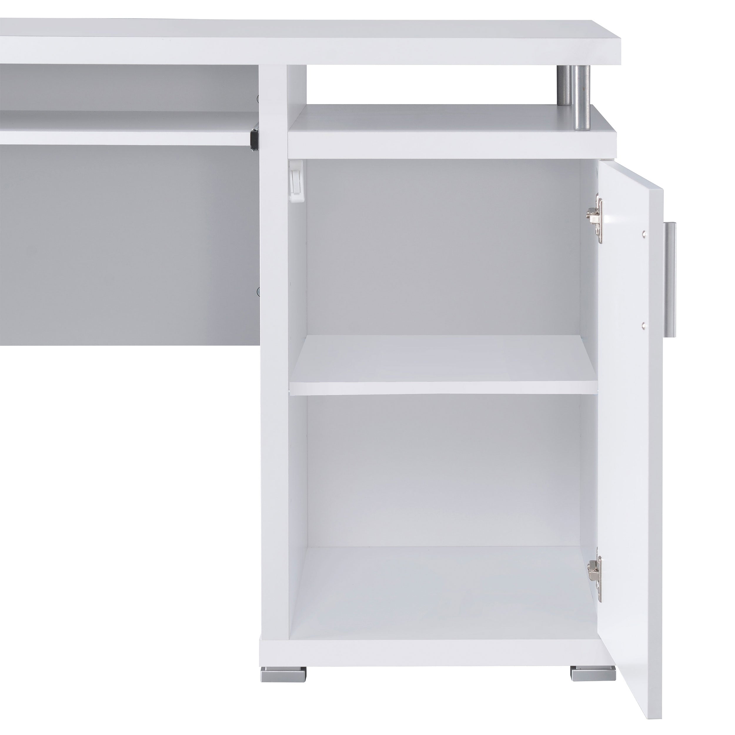 Tracy 2-drawer Computer Desk White