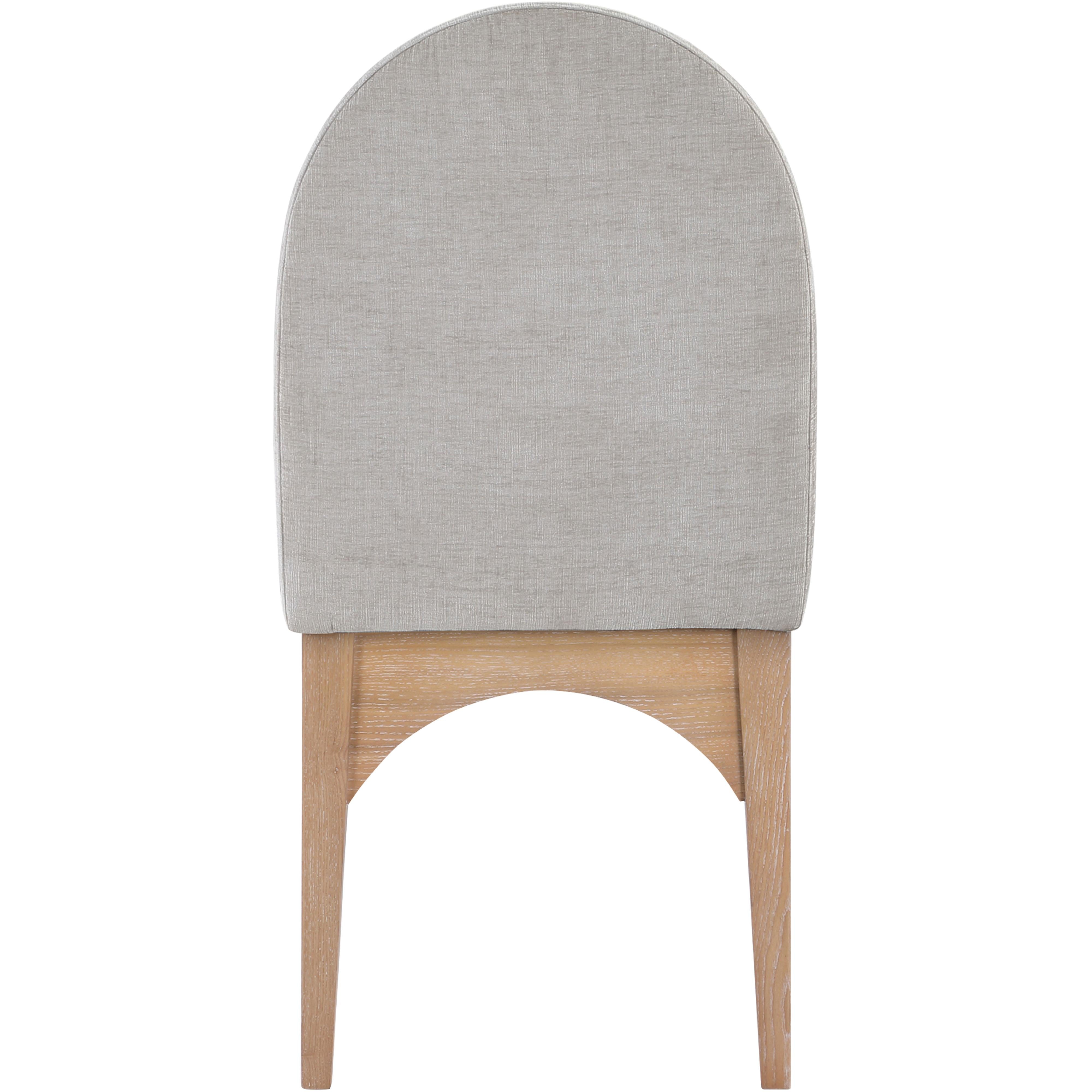 Meridian Waldorf Grey Chenille Fabric Dining Chair