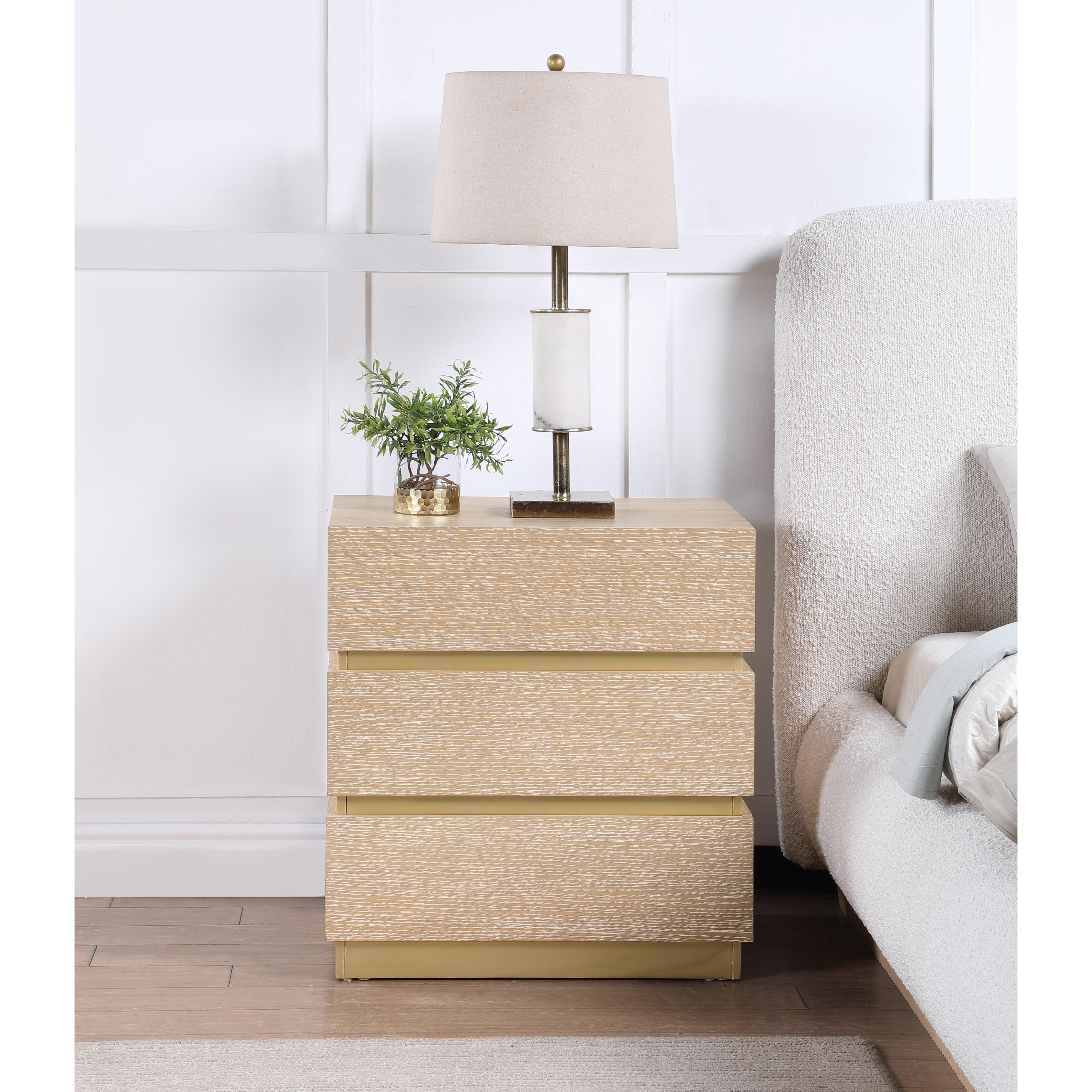 Meridian Zaylan Natural Night Stand