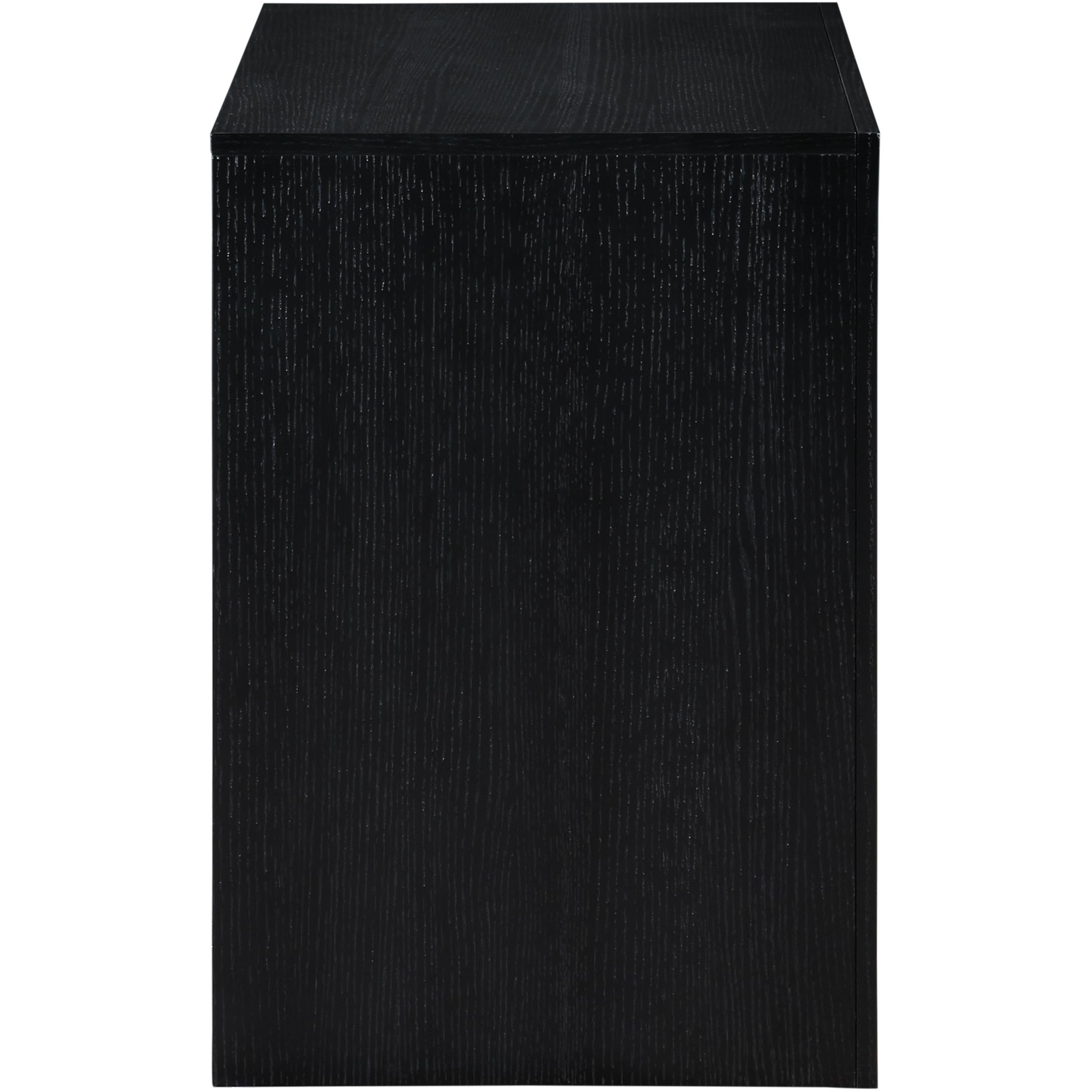 Meridian August Black Night Stand