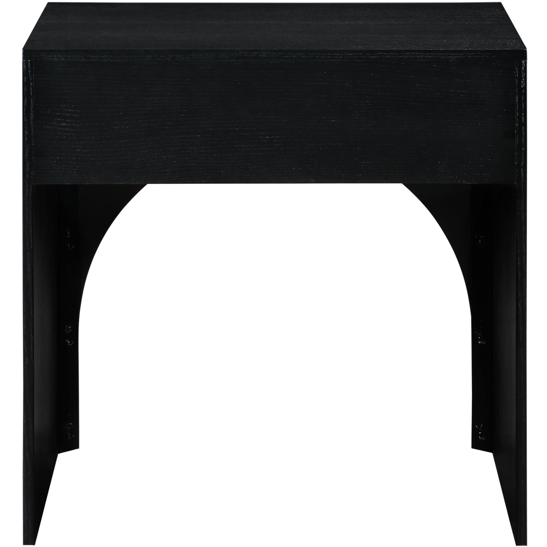 Meridian August Black Night Stand