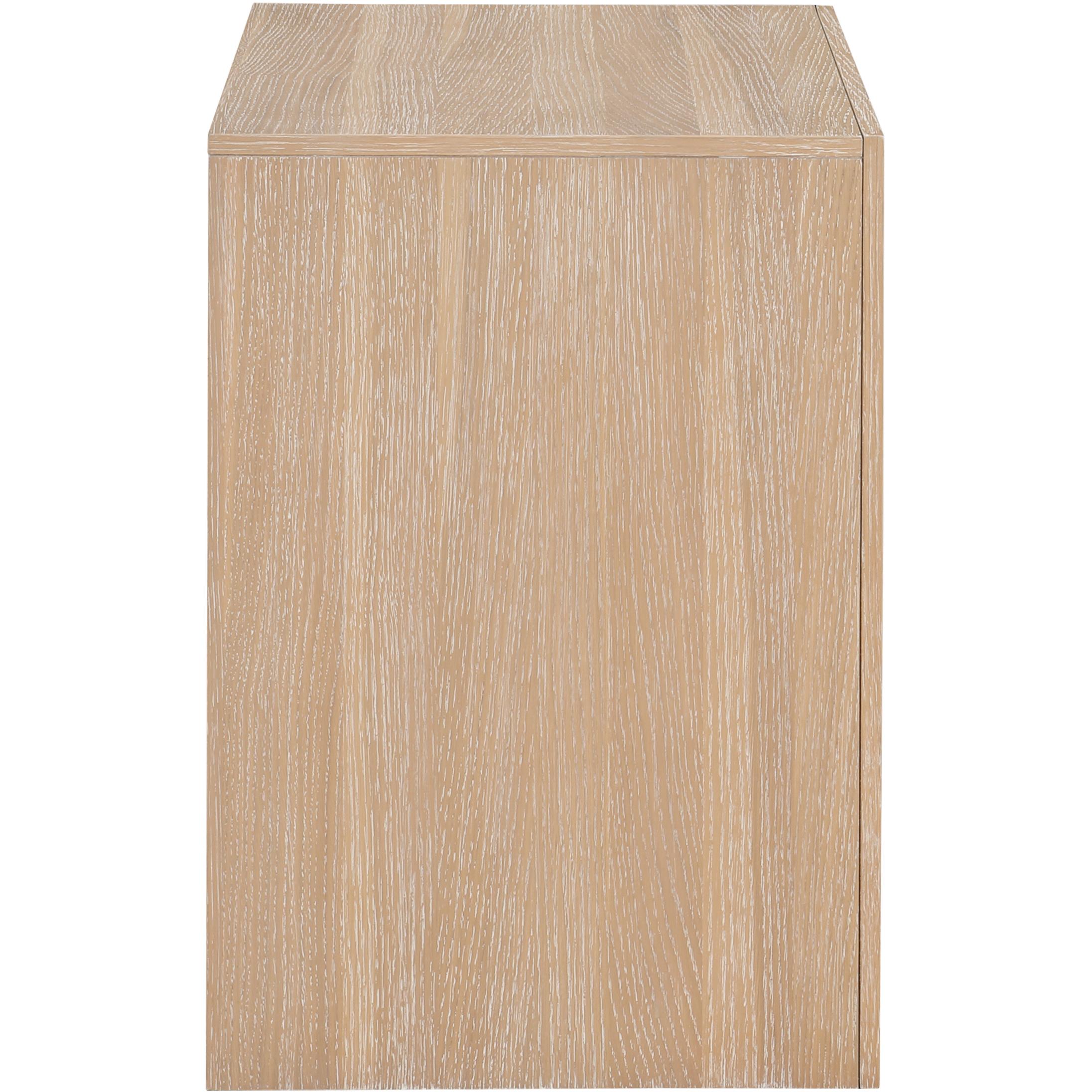 Meridian August Oak Night Stand