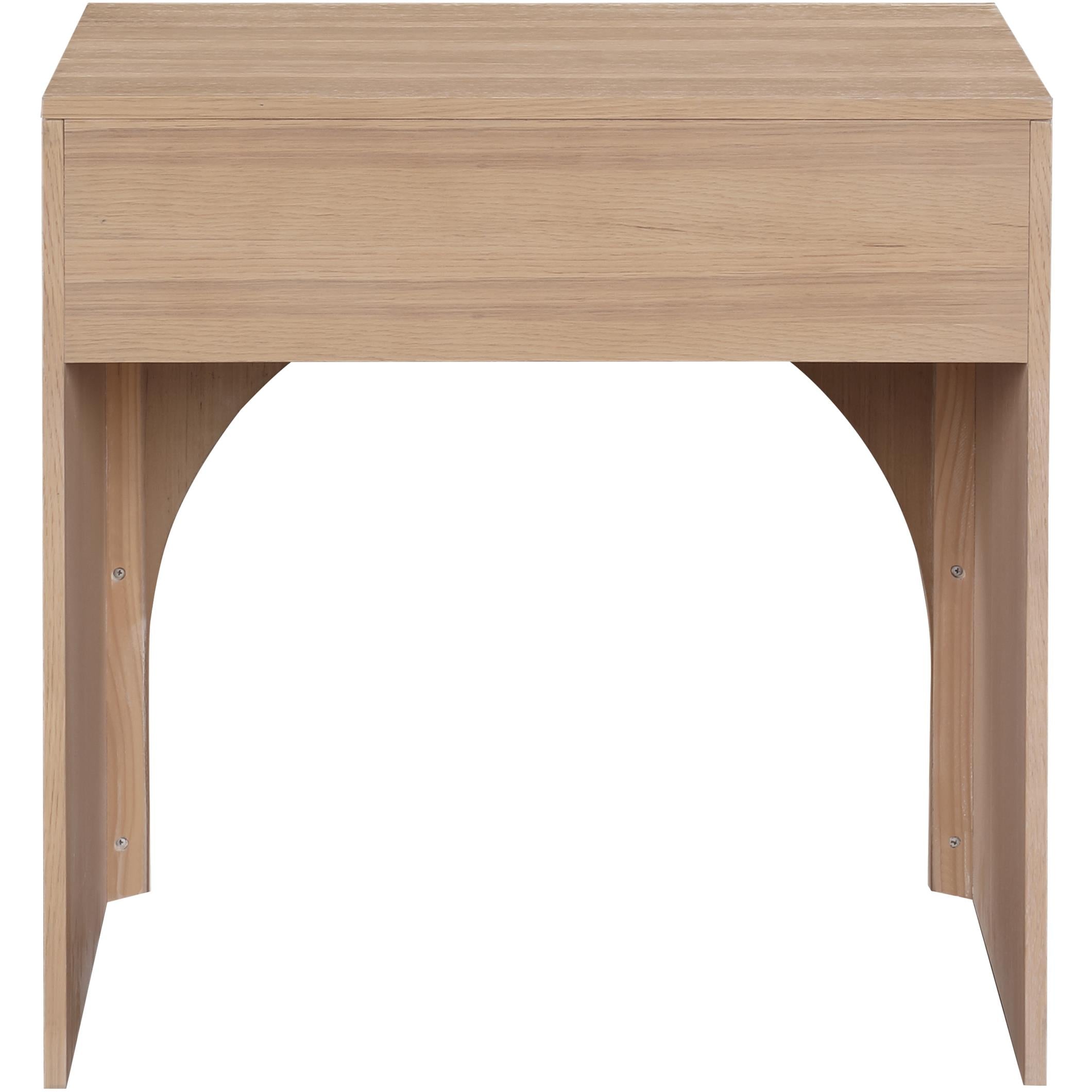 Meridian August Oak Night Stand